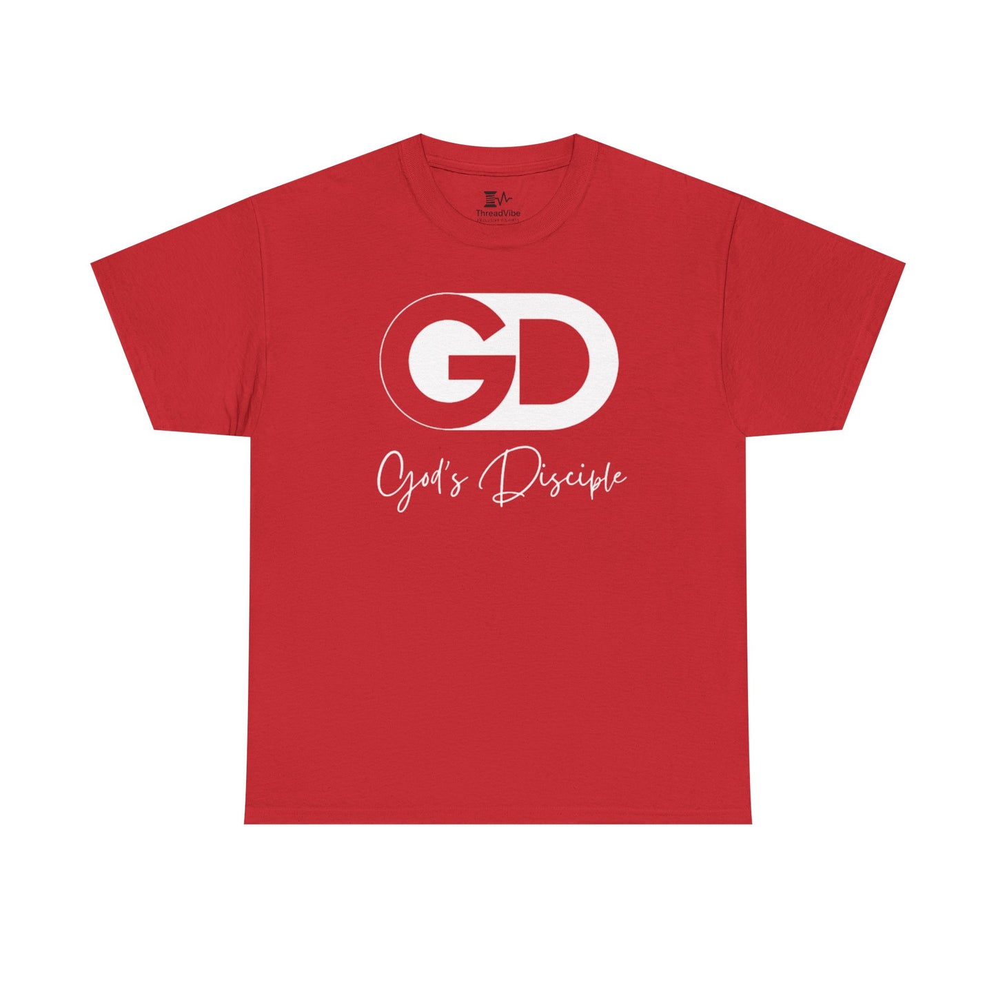 God's Disciple White Text Tee