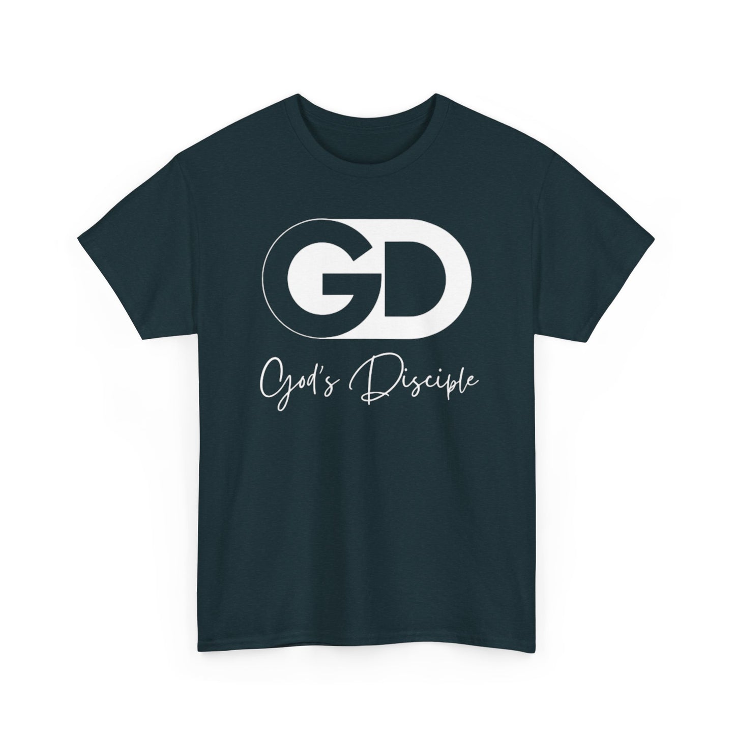 God's Disciple White Text Tee