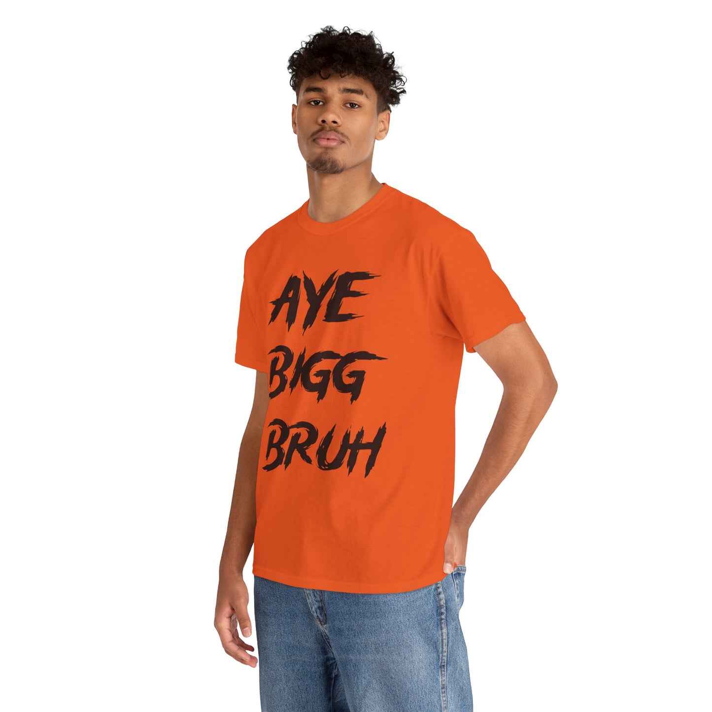 Aye Bigg Bruh Tee Black