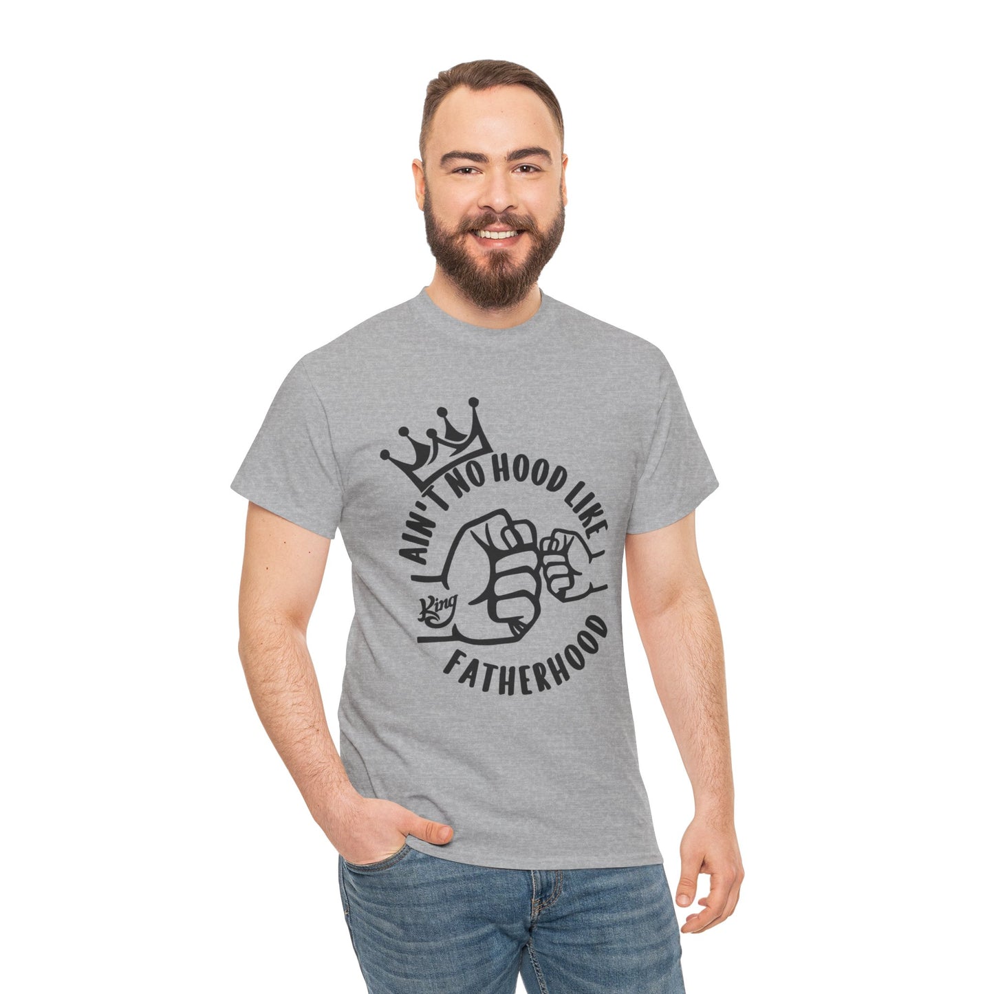 Fatherhood Father's Day Tee Black