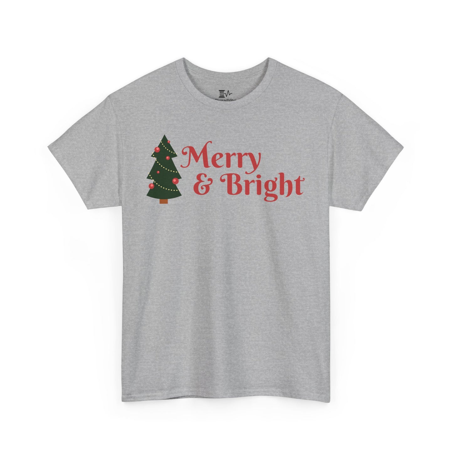 Christmas Unisex Tee - Merry and Bright Holiday Shirt
