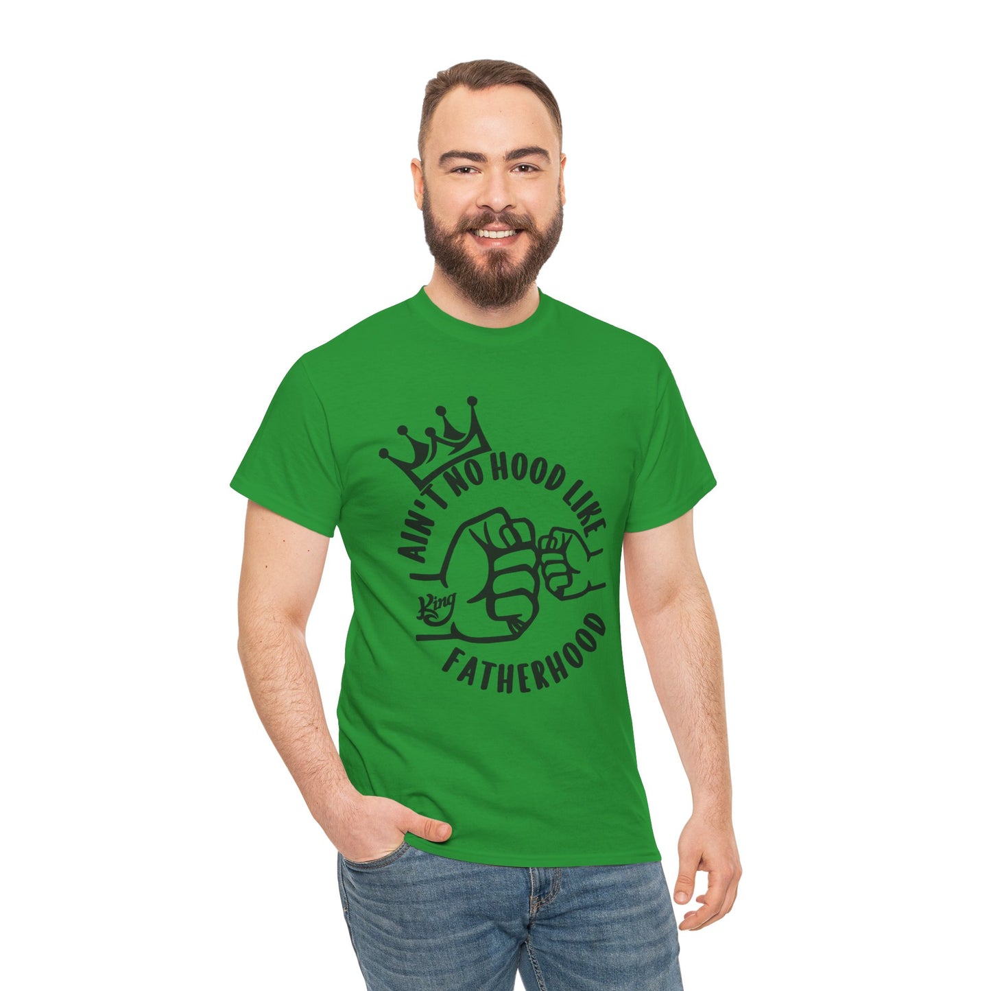 Fatherhood Father's Day Tee Black