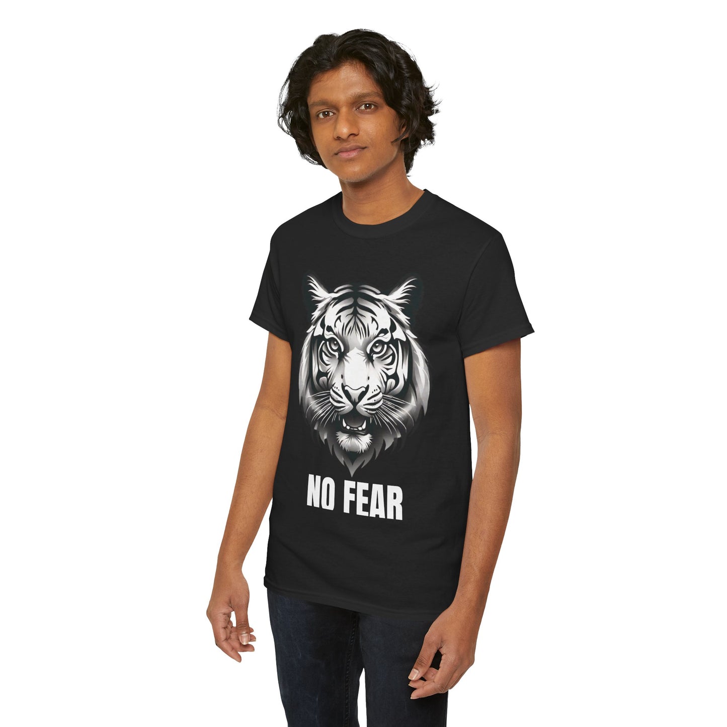 No Fear White Tiger Tee