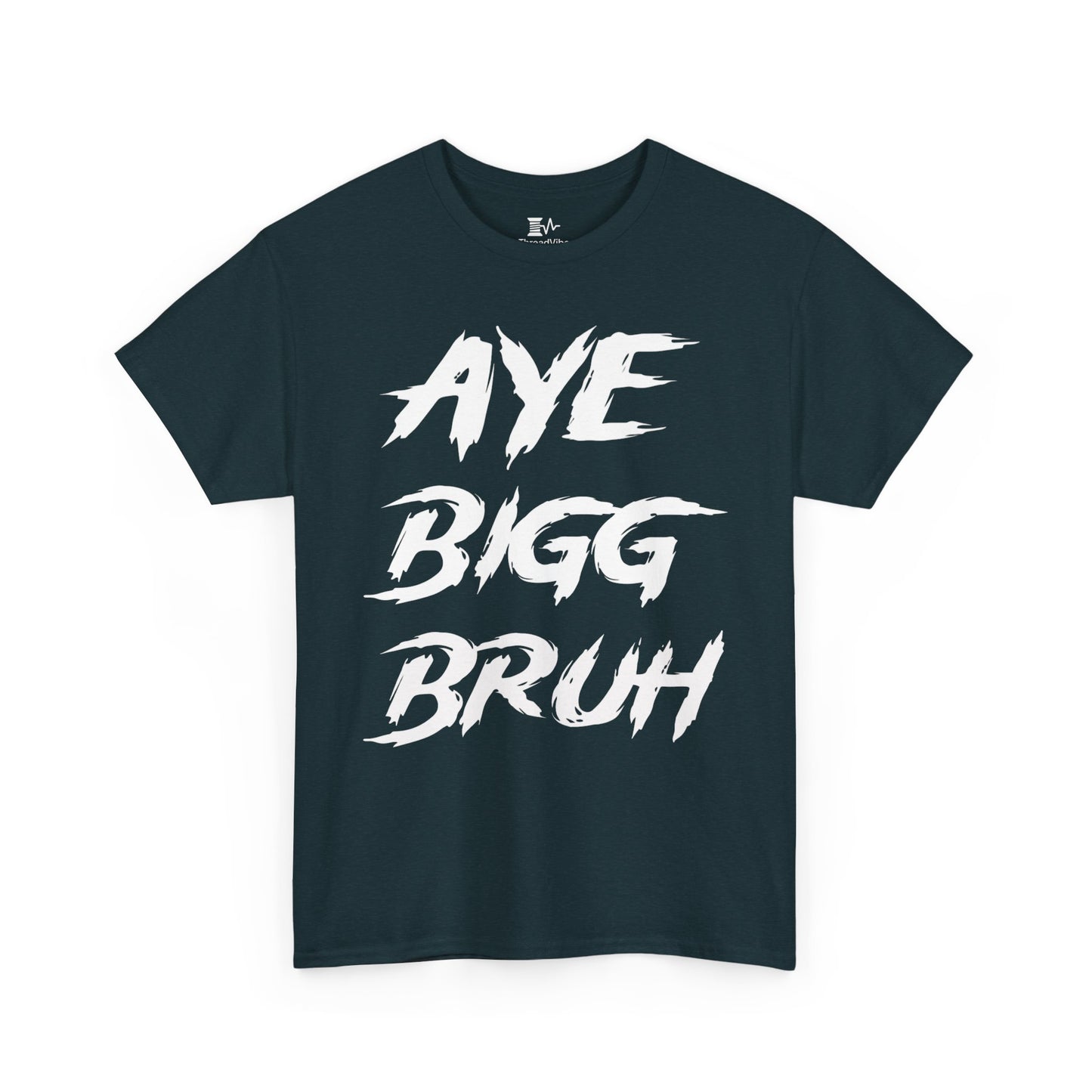 Aye Bigg Bruh Tee White