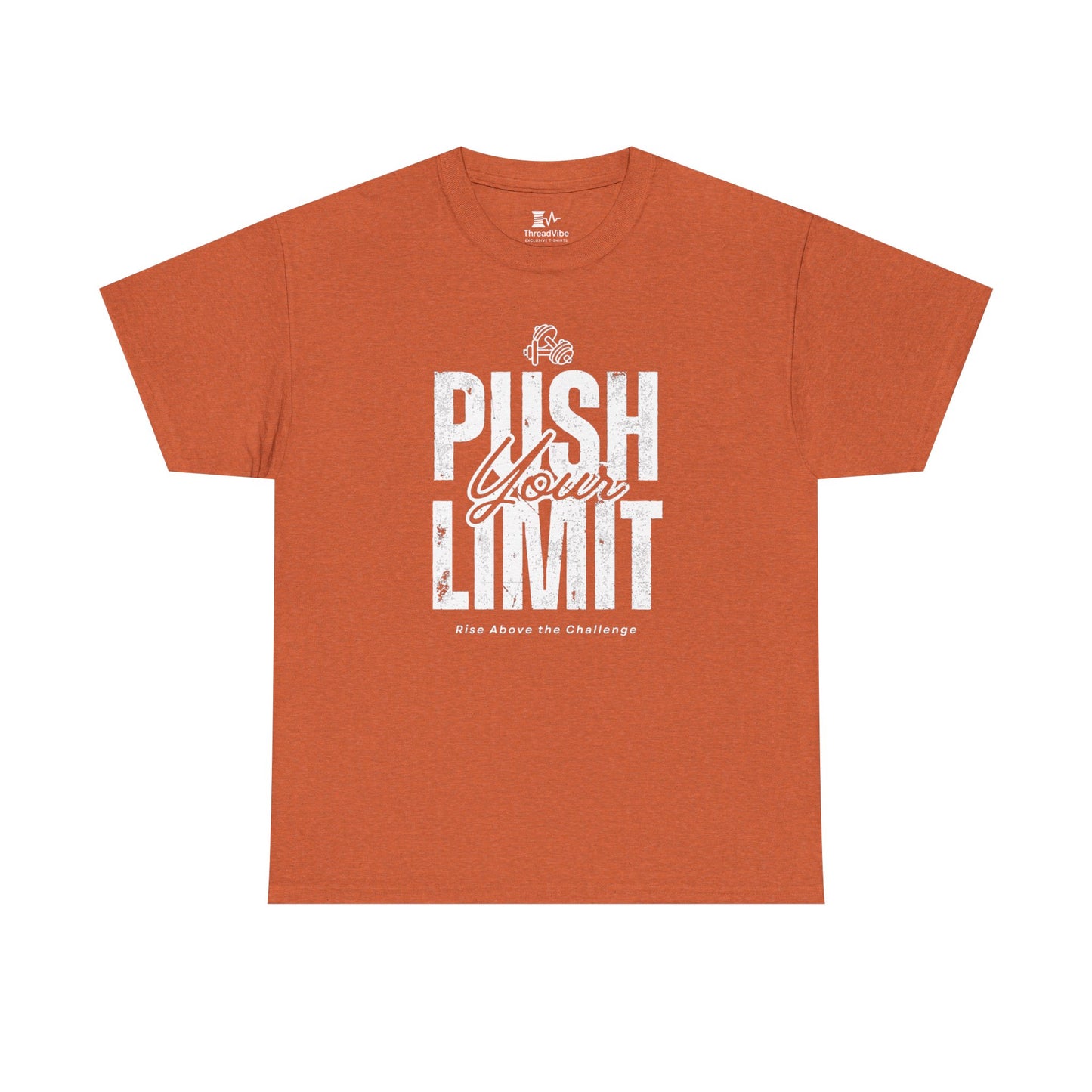 Motivational Tee - Push Your Limits - Wht