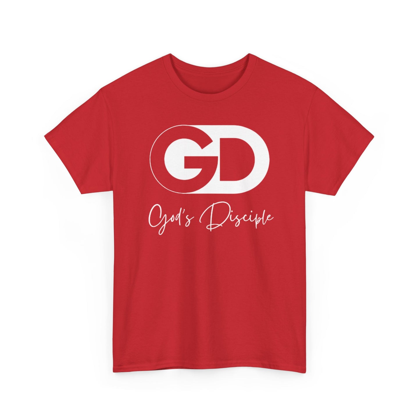 God's Disciple White Text Tee