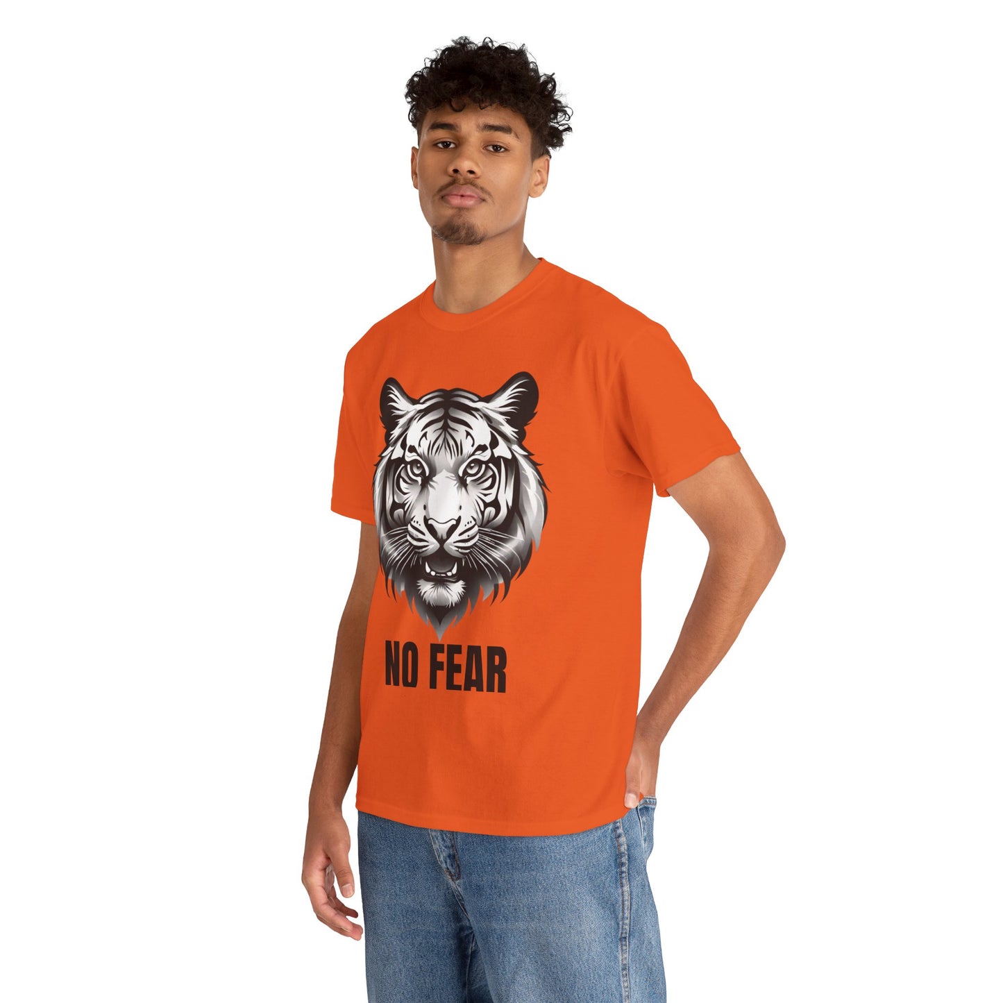 No Fear White Tiger Tee
