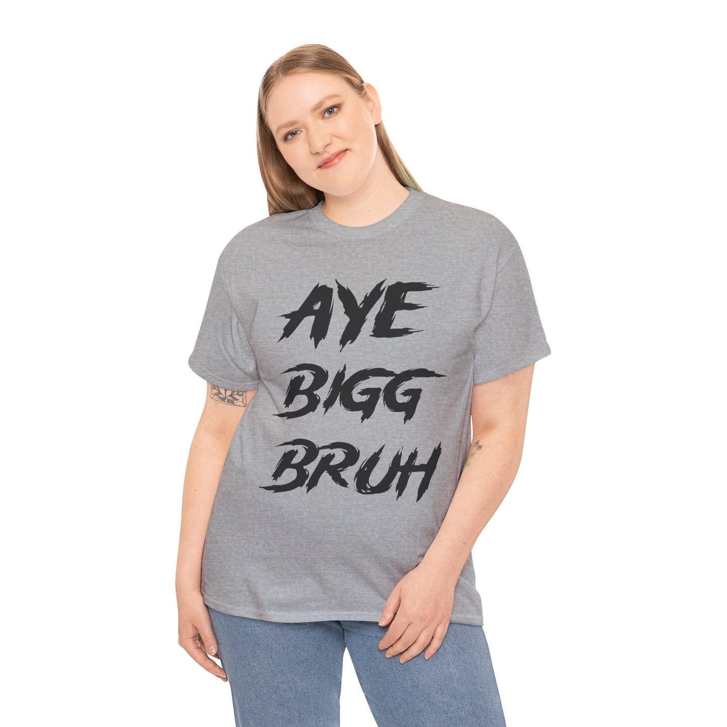 Aye Bigg Bruh Tee Black
