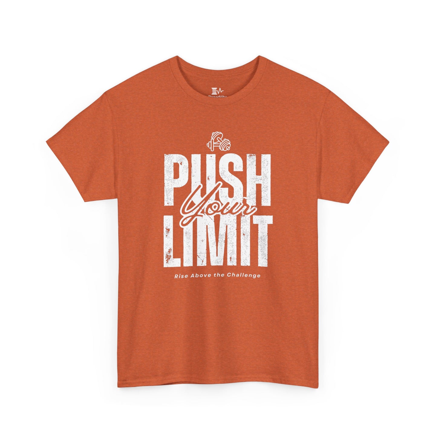 Motivational Tee - Push Your Limits - Wht