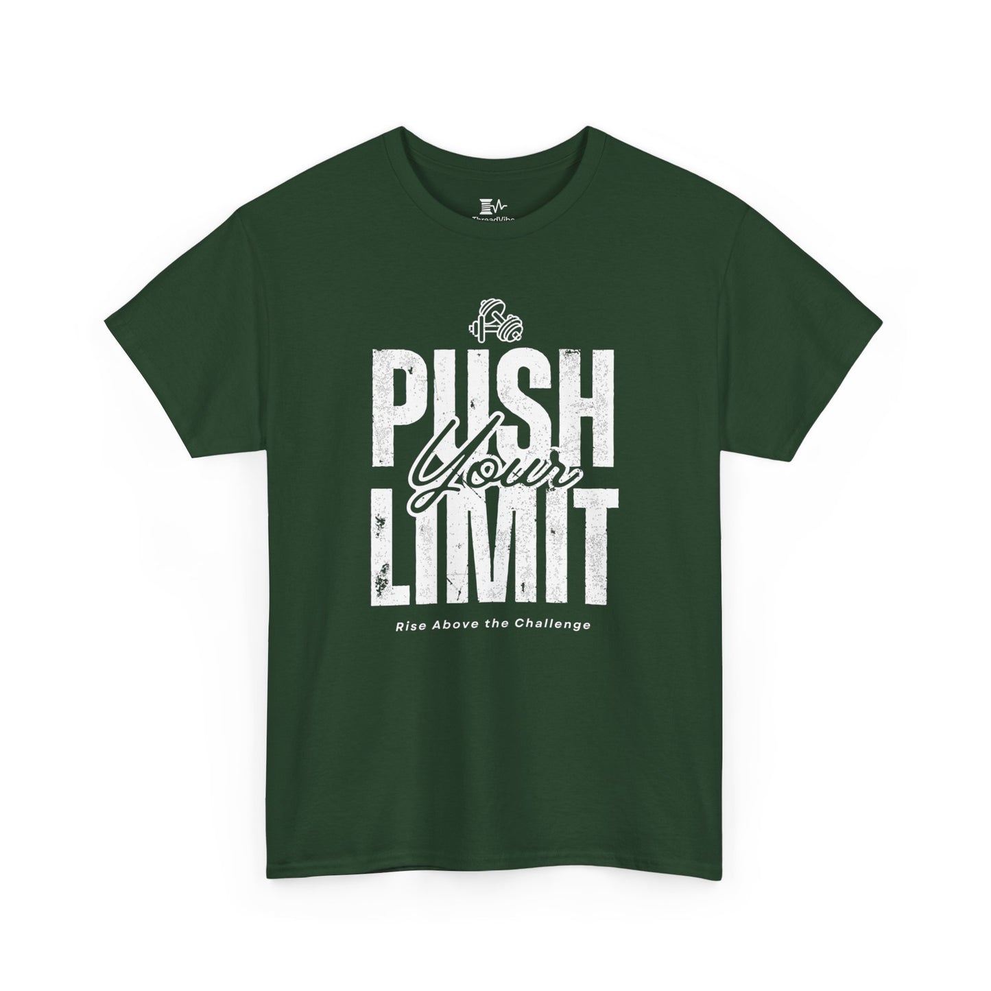 Motivational Tee - Push Your Limits - Wht
