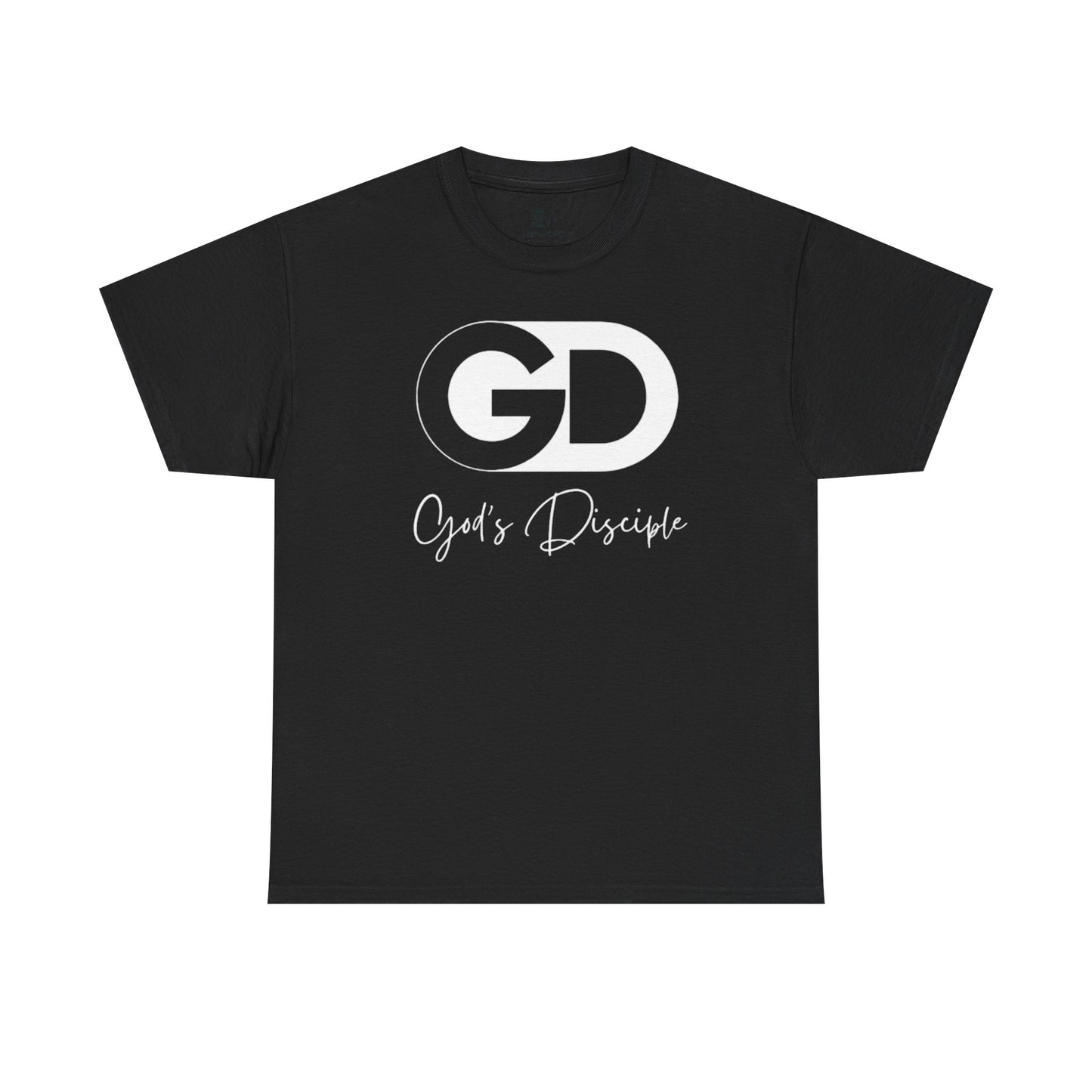 God's Disciple White Text Tee