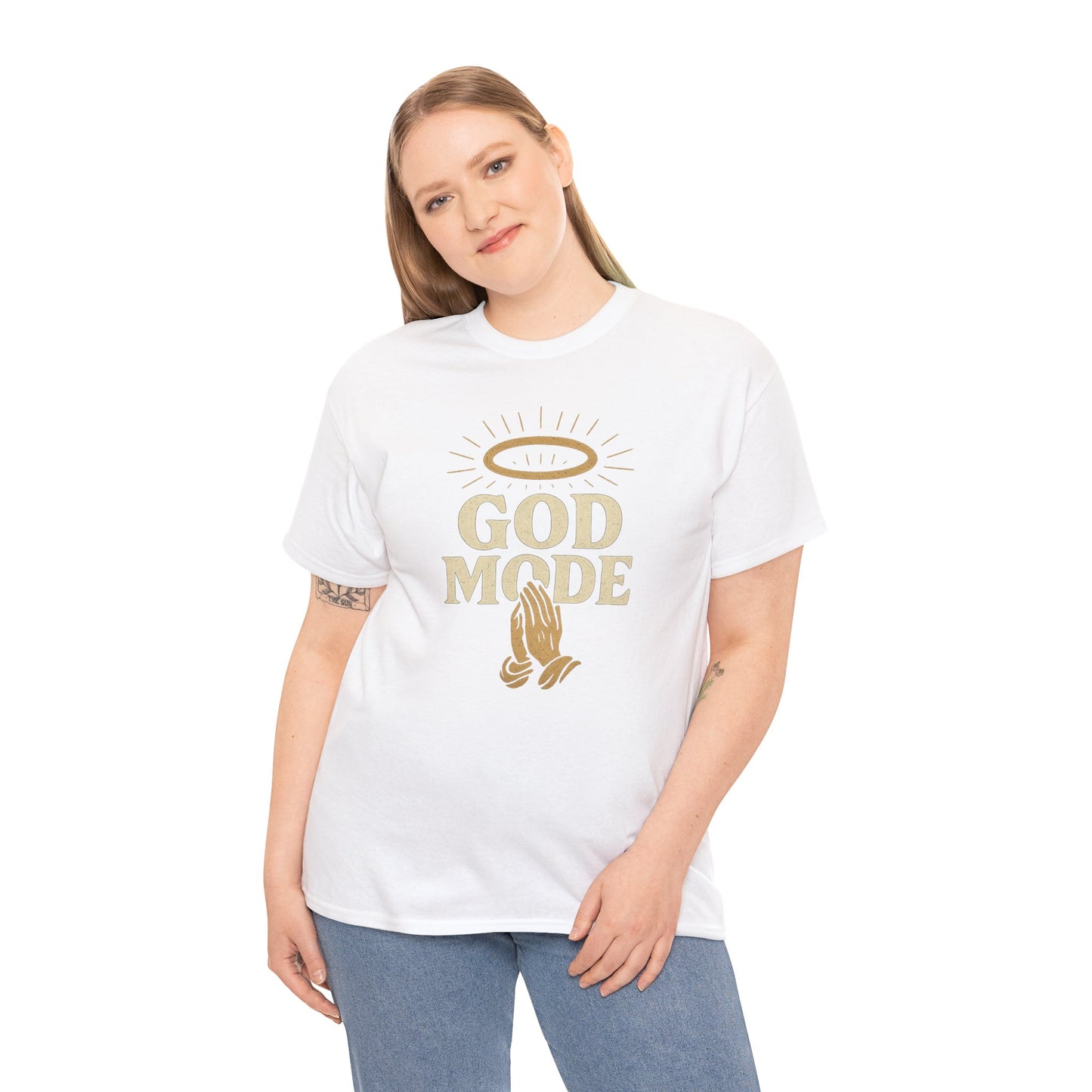 God Mode Design 1 Unisex Tee Light Colors