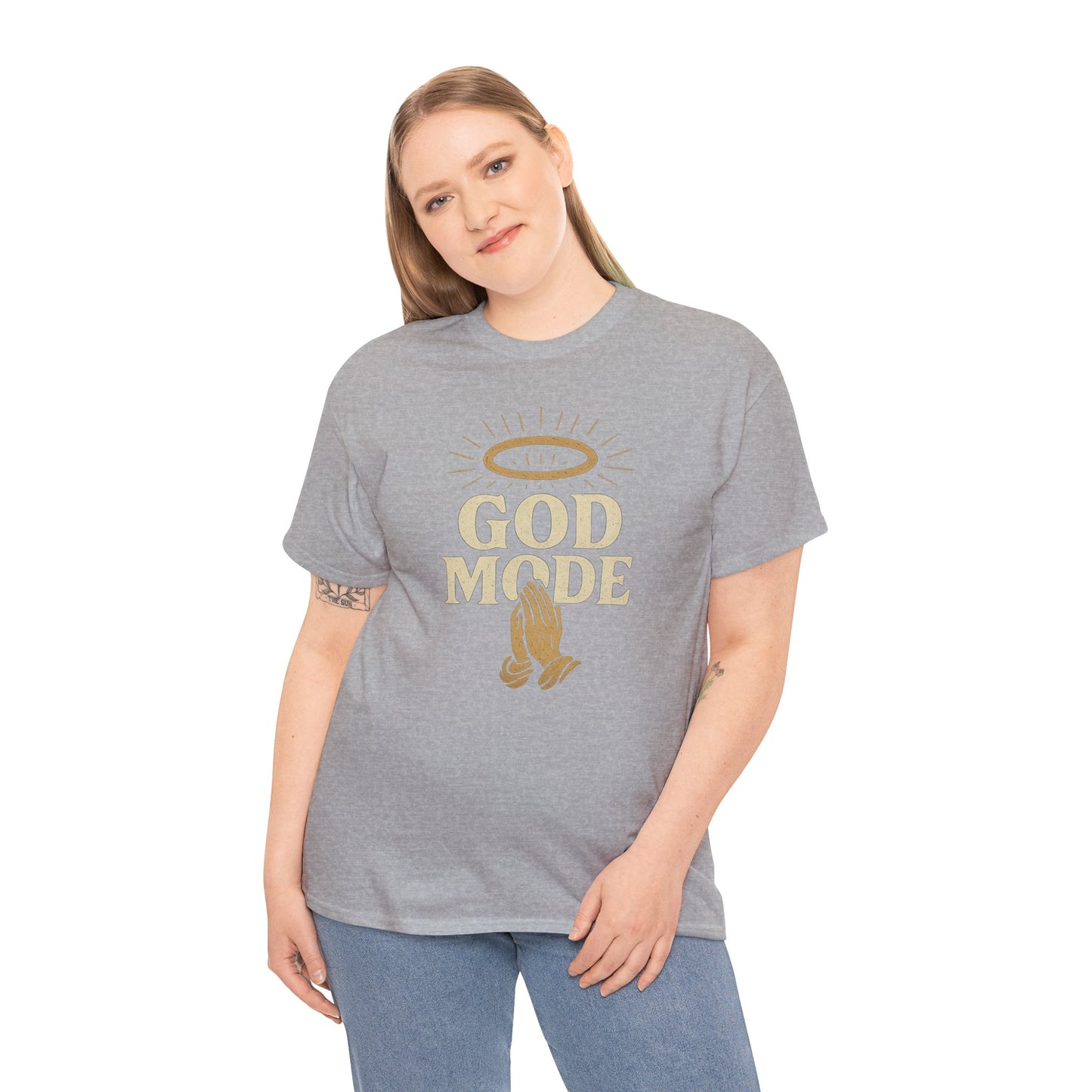 God Mode Design 1 Unisex Tee Light Colors