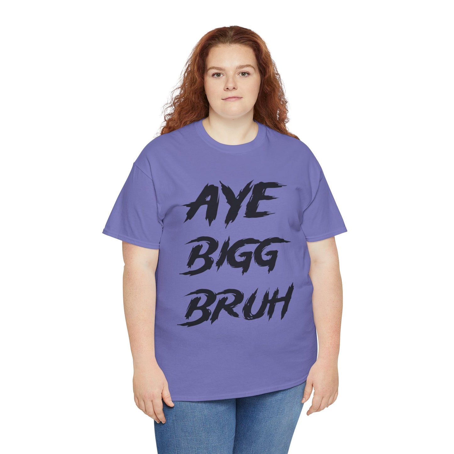 Aye Bigg Bruh Tee Black