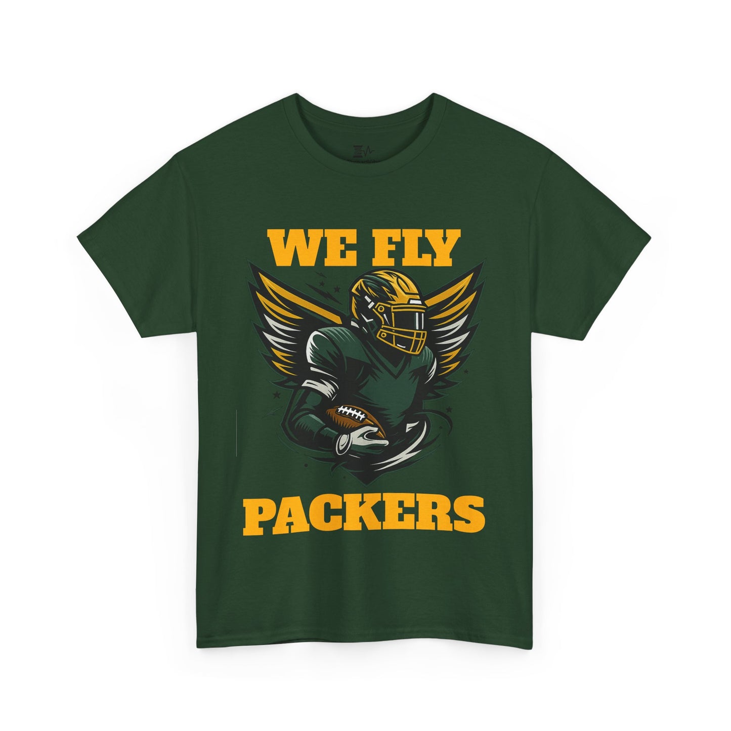 We Fly High Green Bay Packers Unisex Heavy Cotton Shirt NFL Football Fans Gift Tee