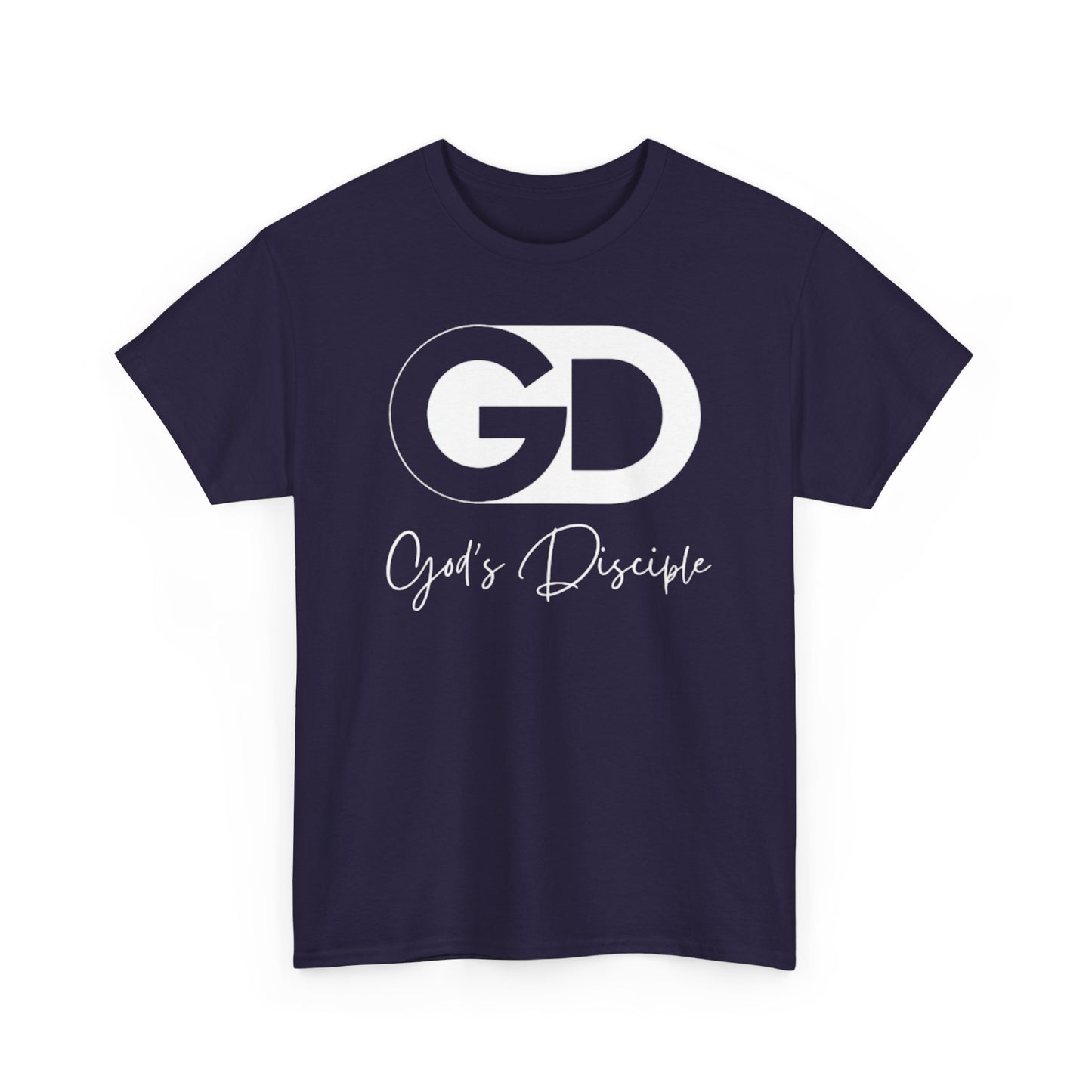 God's Disciple White Text Tee