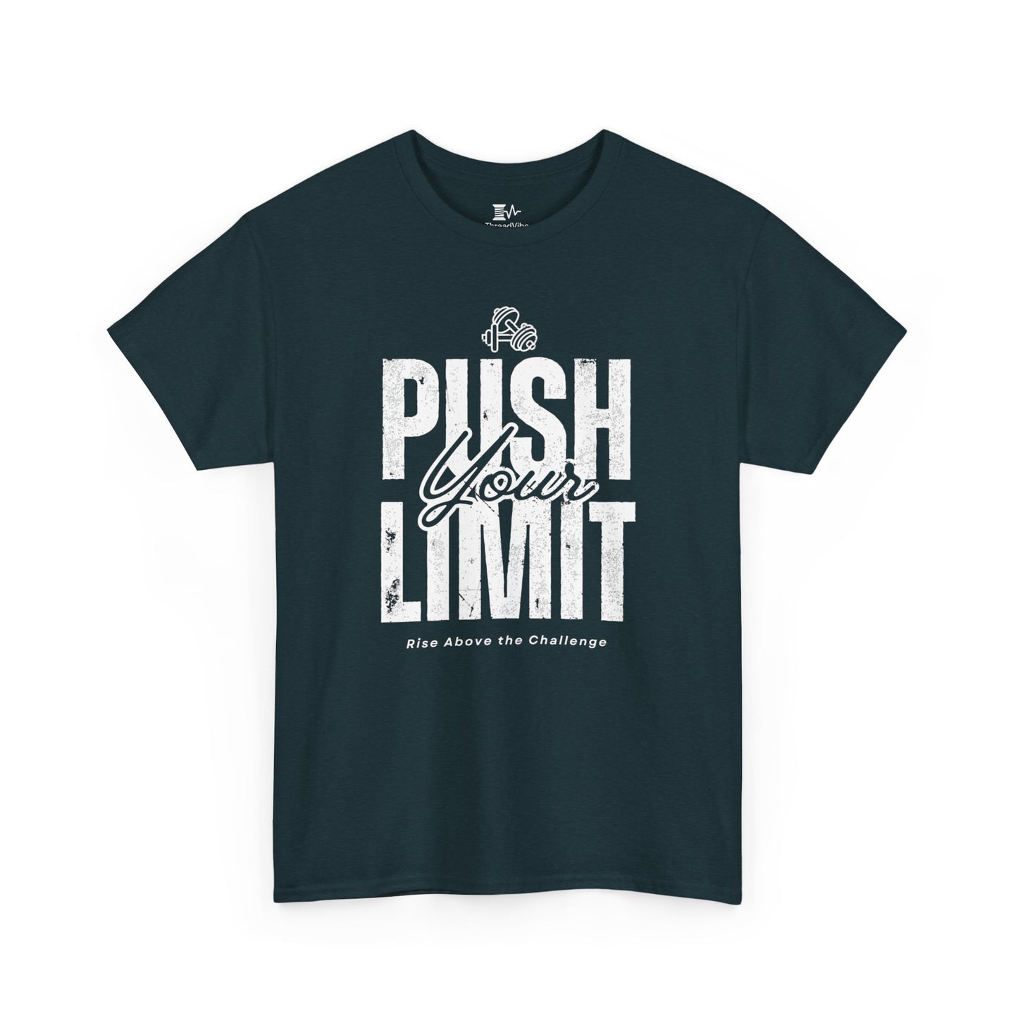 Motivational Tee - Push Your Limits - Wht