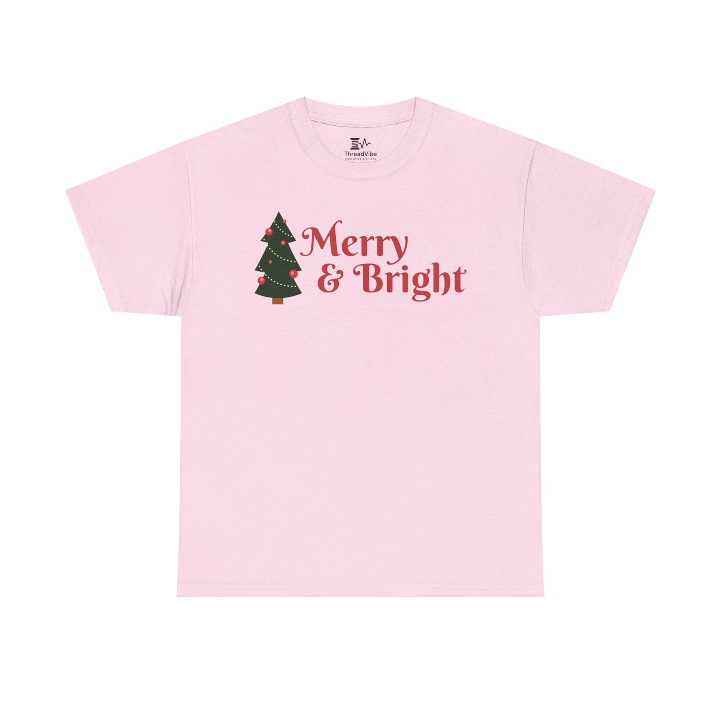 Christmas Unisex Tee - Merry and Bright Holiday Shirt