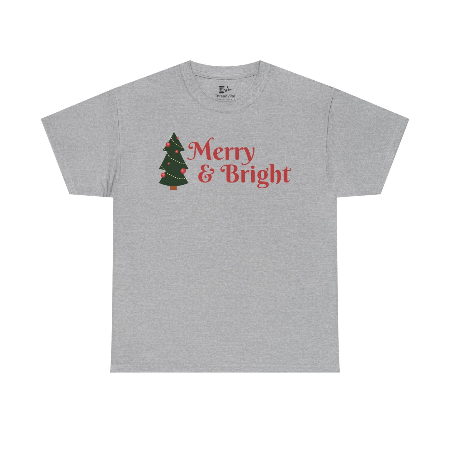 Christmas Unisex Tee - Merry and Bright Holiday Shirt