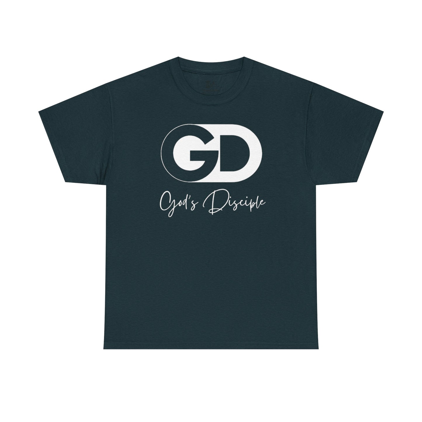 God's Disciple White Text Tee