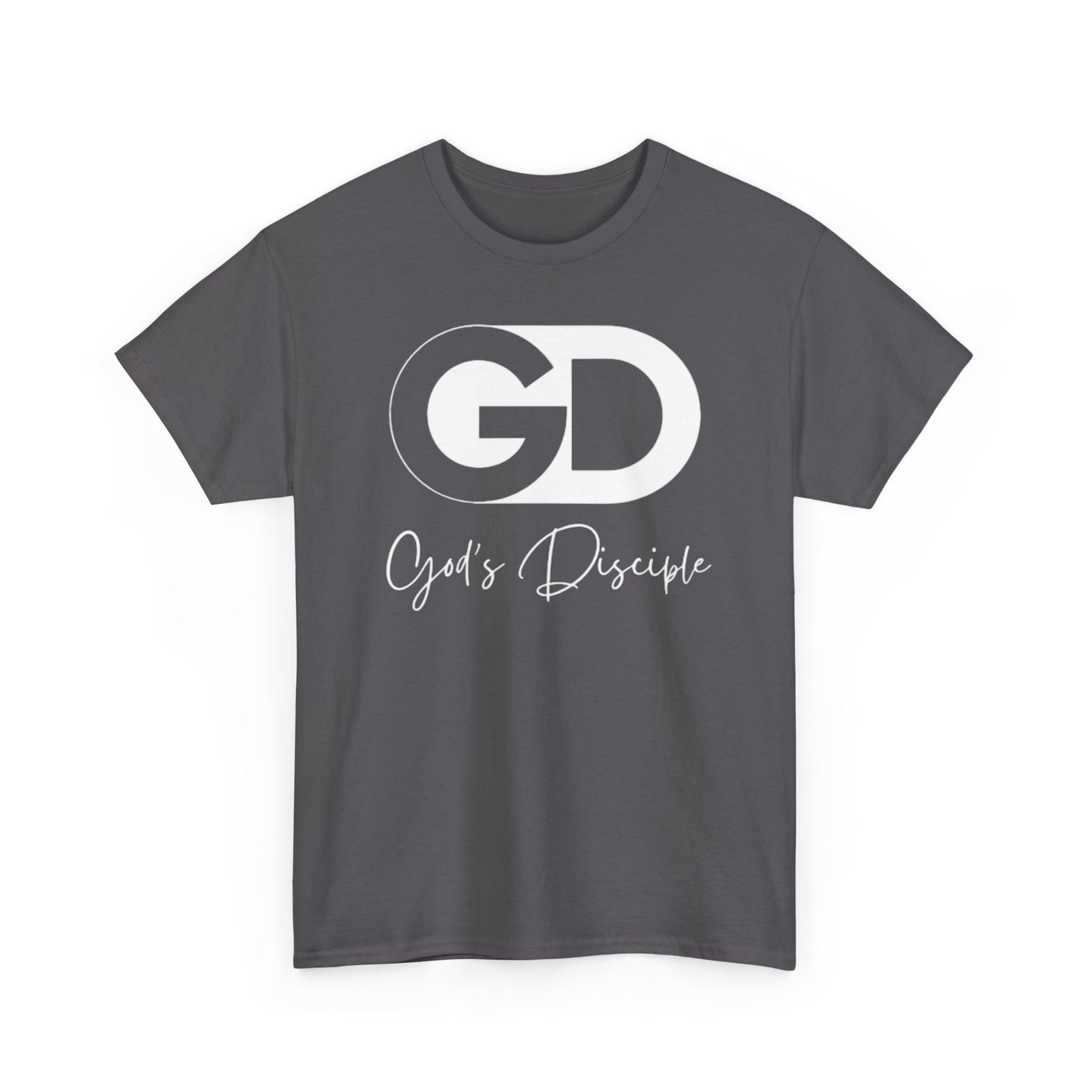 God's Disciple White Text Tee