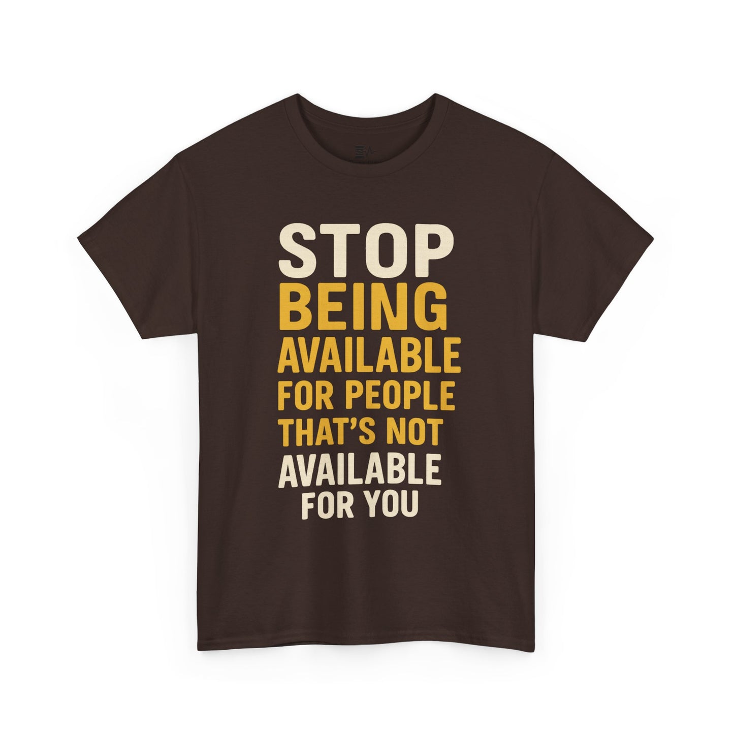 Stop Being Available Design