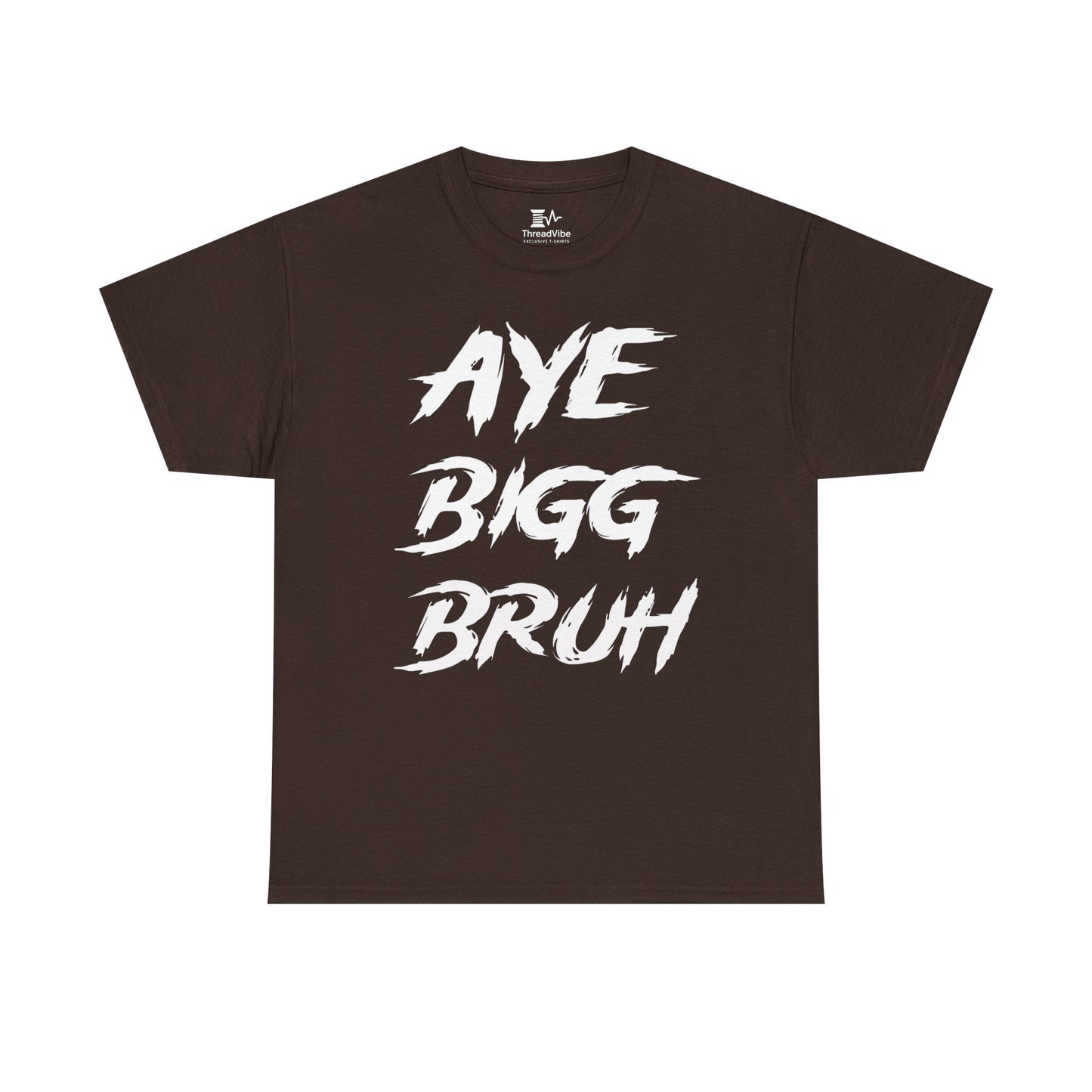 Aye Bigg Bruh Tee White