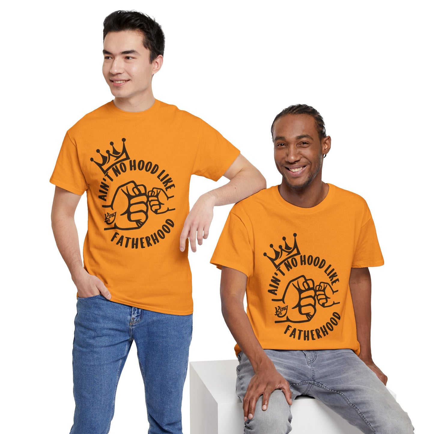 Fatherhood Father's Day Tee Black