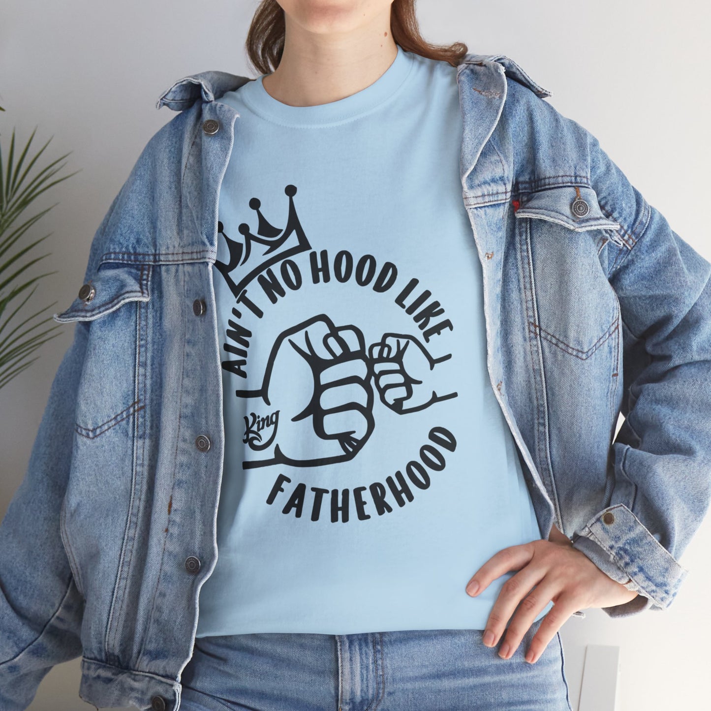 Fatherhood Father's Day Tee Black