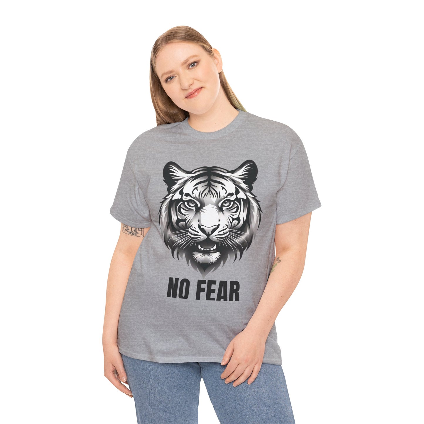 No Fear White Tiger Tee