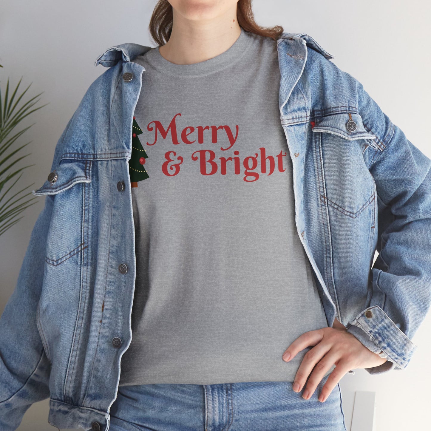 Christmas Unisex Tee - Merry and Bright Holiday Shirt