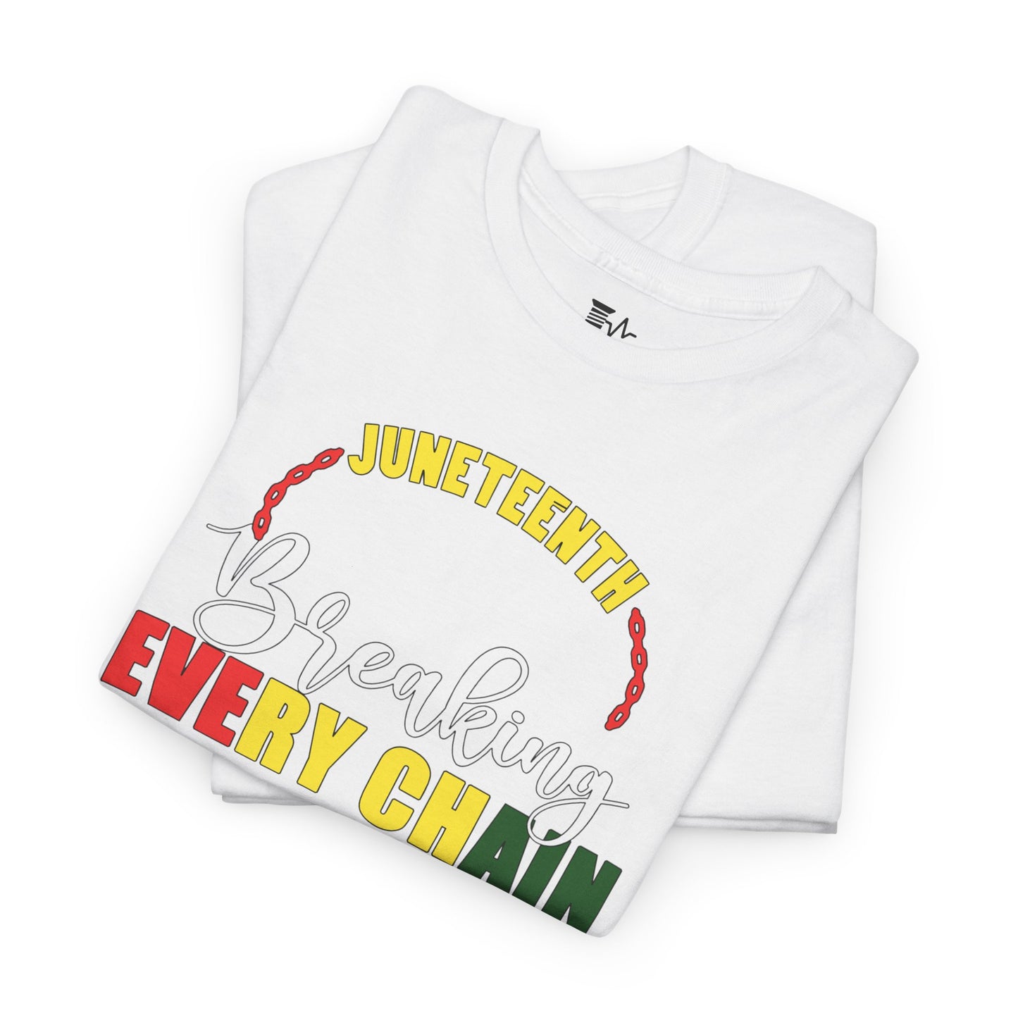 Juneteenth Holiday with Heart Tee Design 2