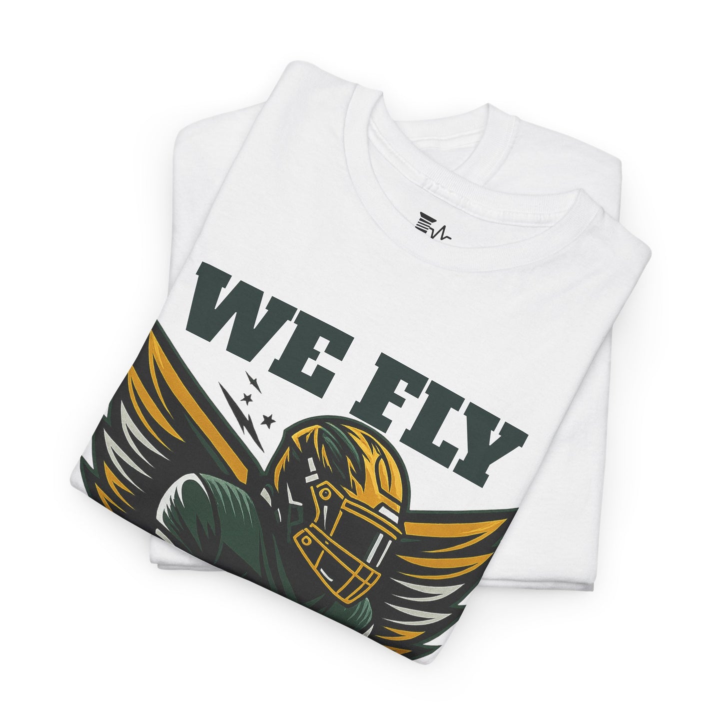 We Fly High Green Bay Packers Unisex Heavy Cotton Shirt NFL Football Fans Gift Tee