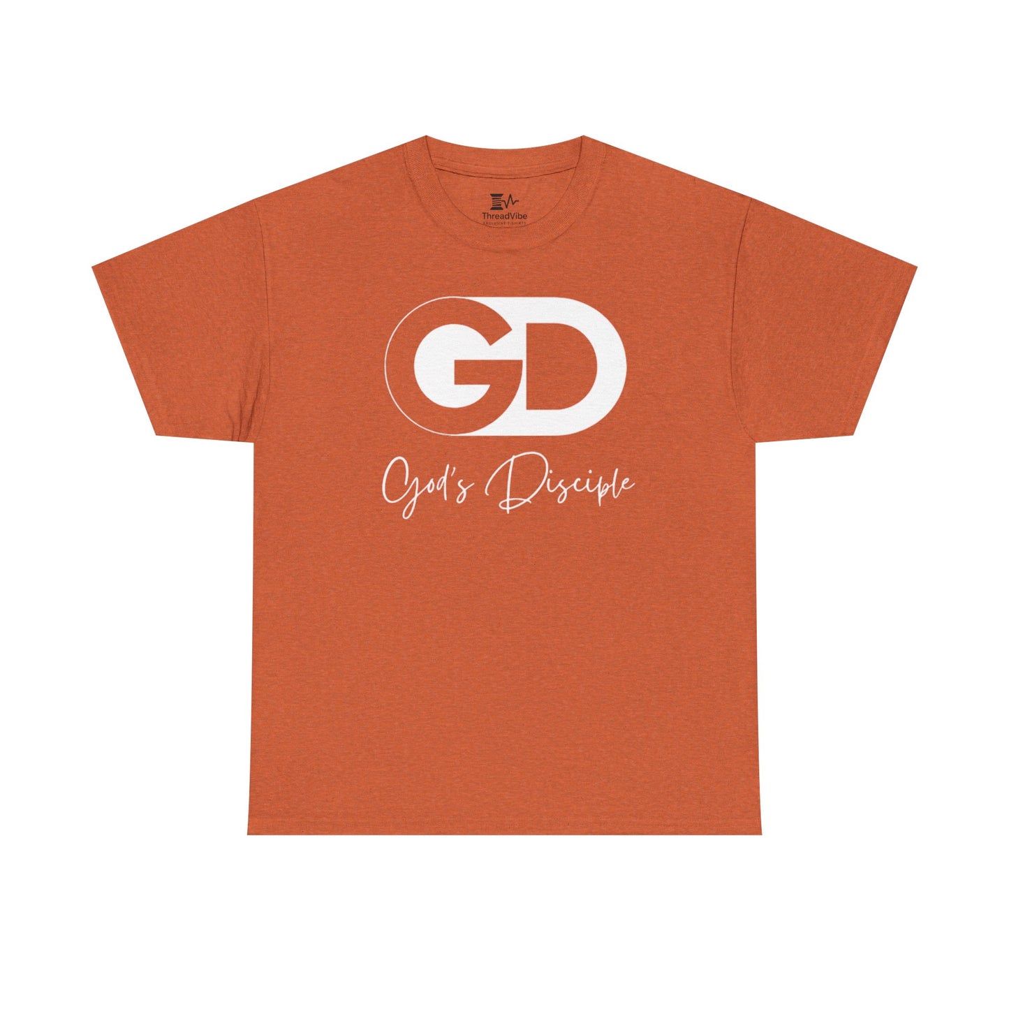 God's Disciple White Text Tee