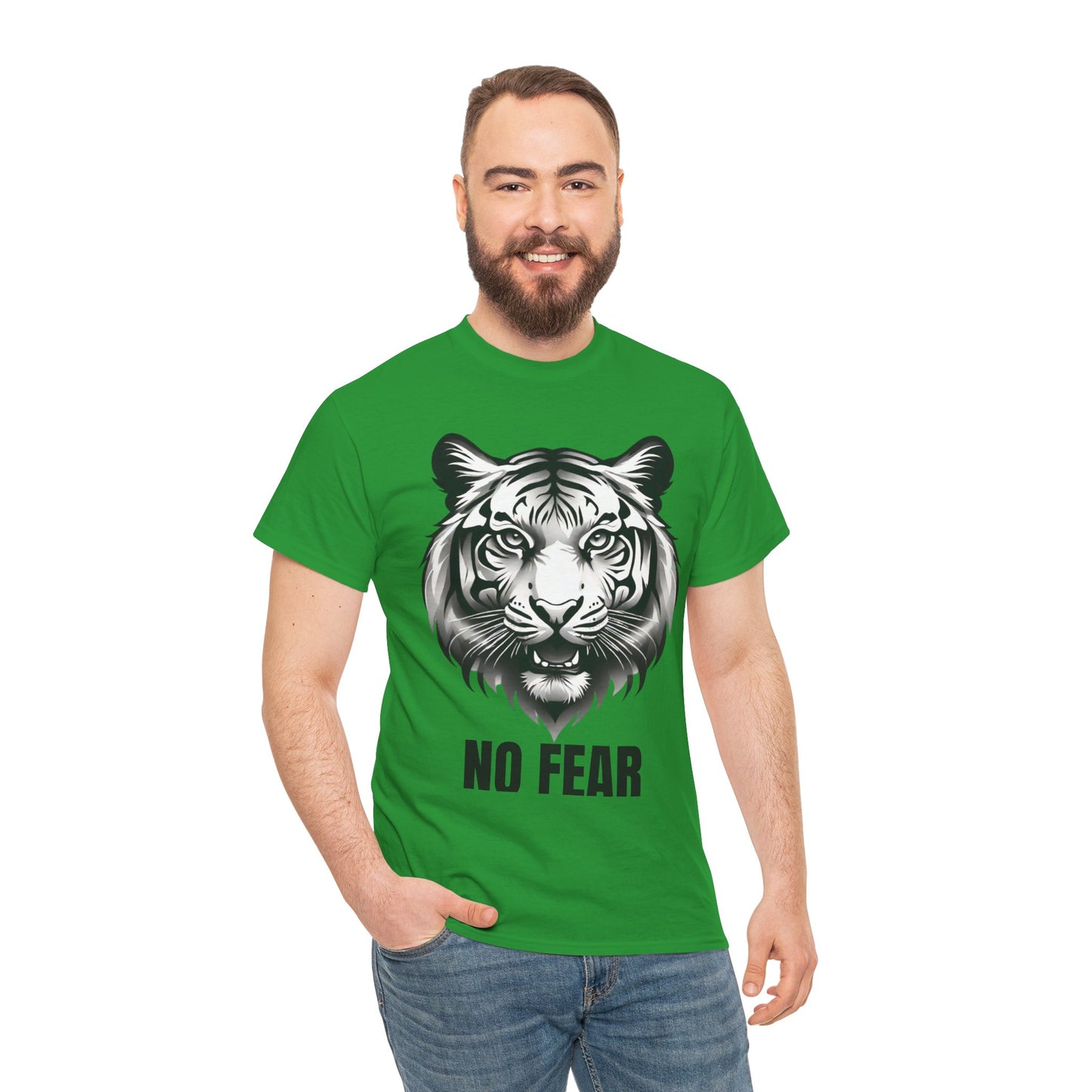 No Fear White Tiger Tee