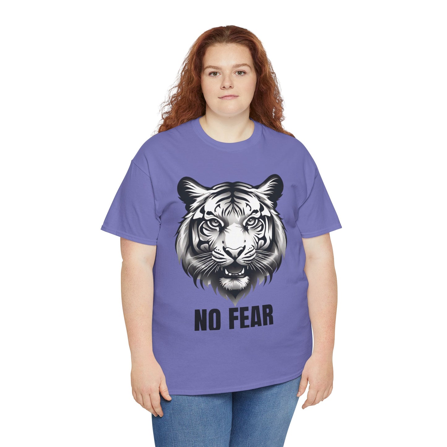 No Fear White Tiger Tee