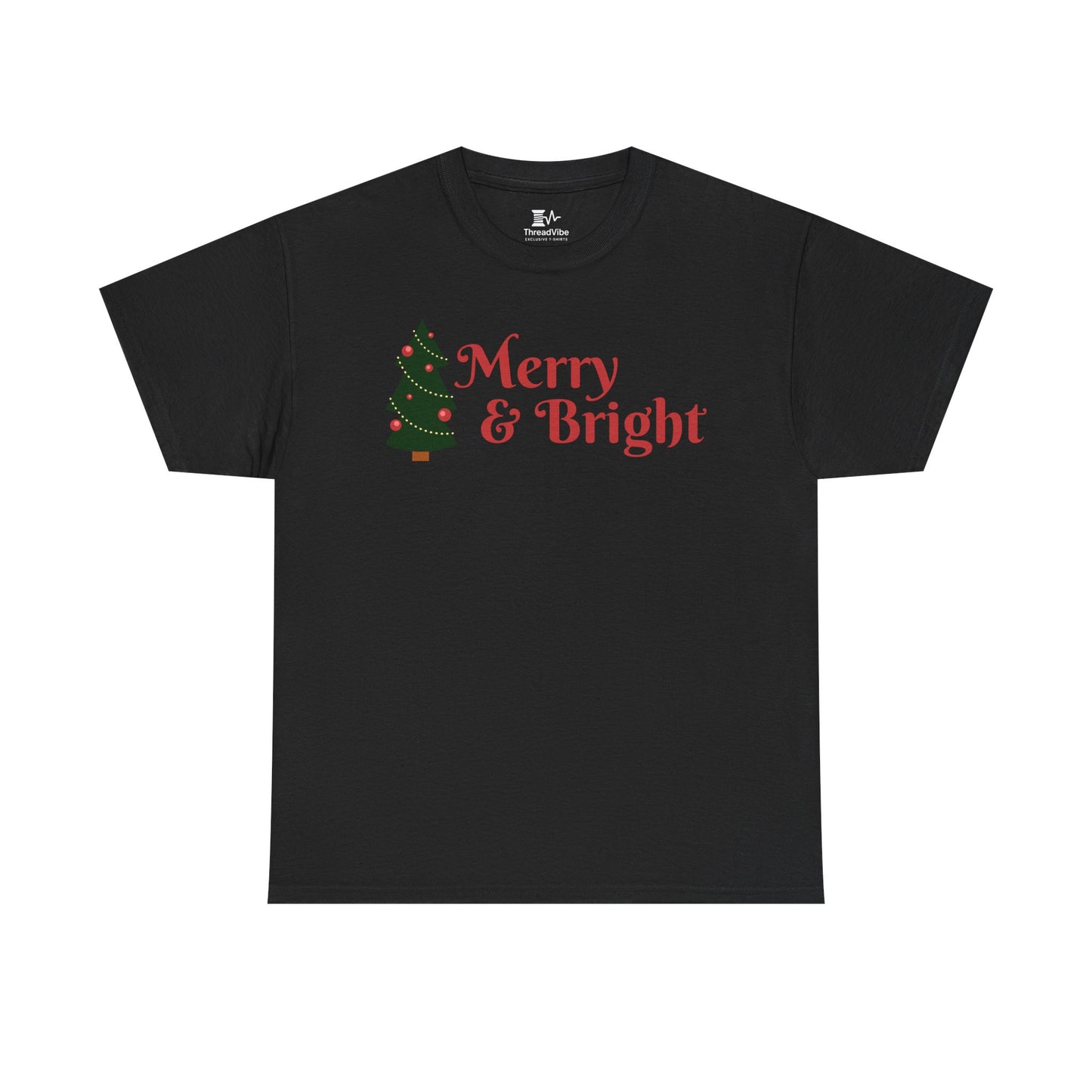 Christmas Unisex Tee - Merry and Bright Holiday Shirt