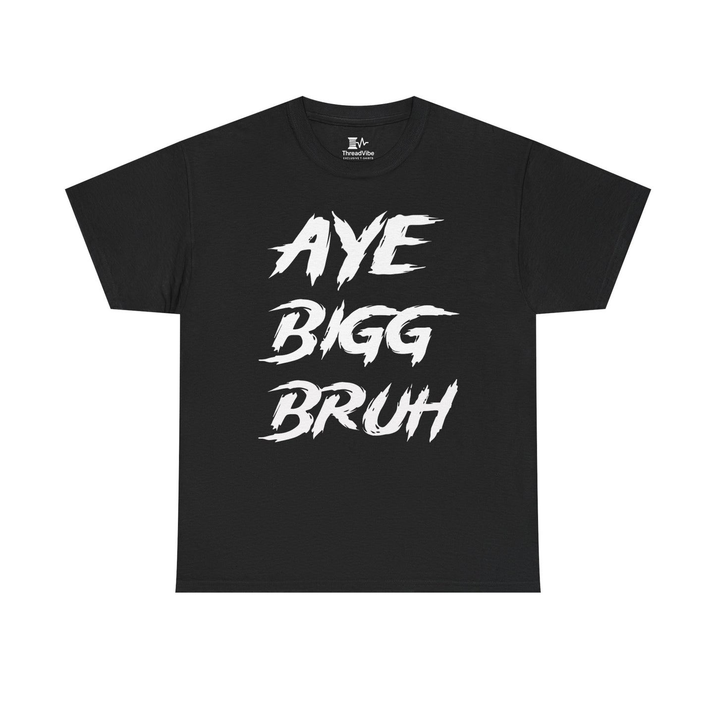 Aye Bigg Bruh Tee White