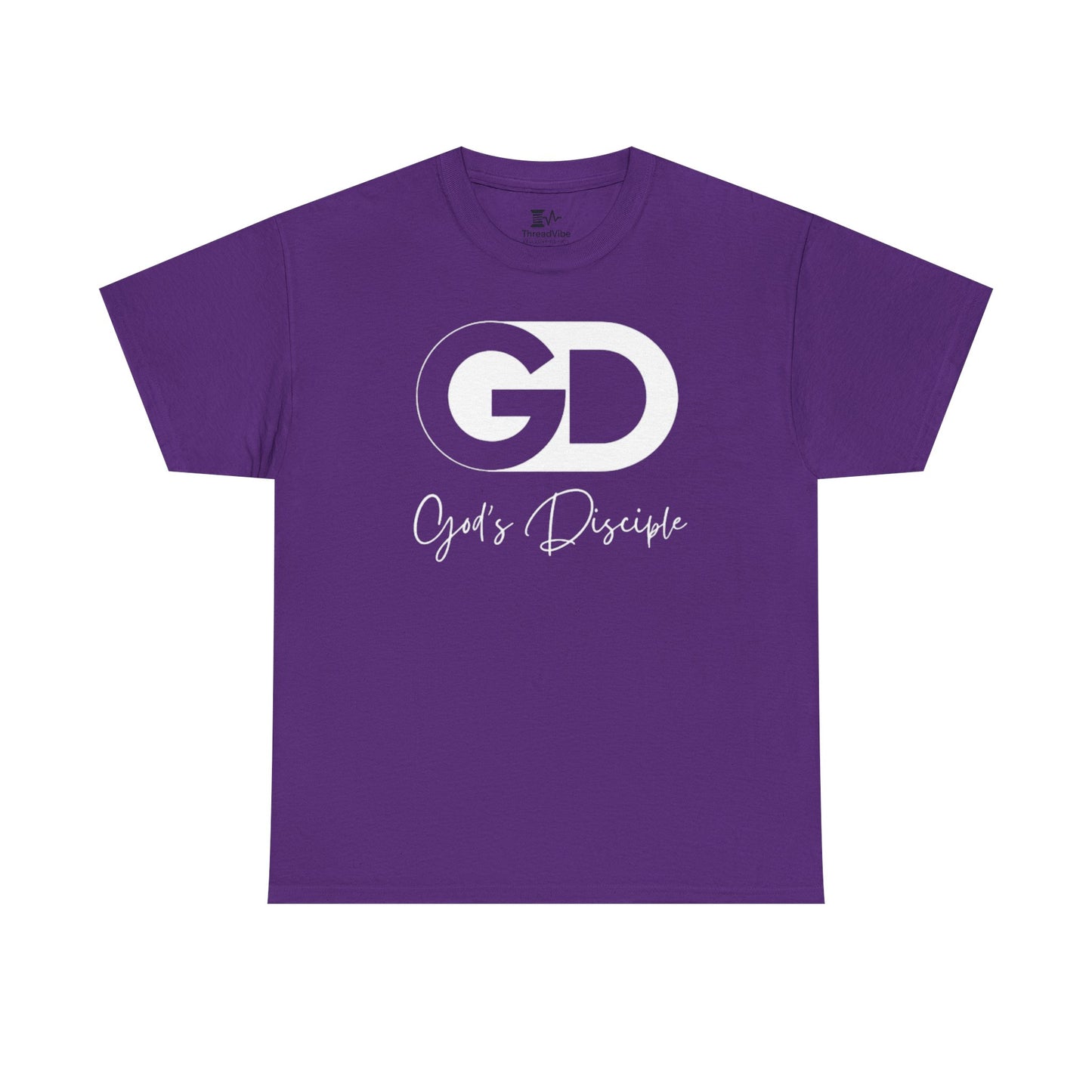 God's Disciple White Text Tee