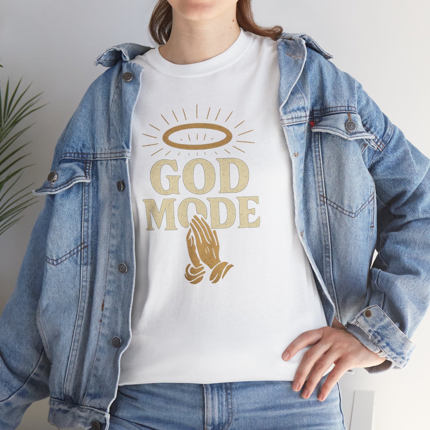 God Mode Design 1 Unisex Tee Light Colors