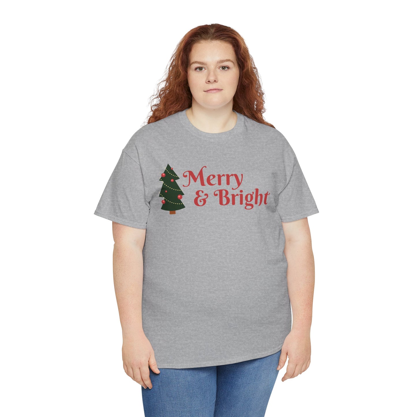 Christmas Unisex Tee - Merry and Bright Holiday Shirt
