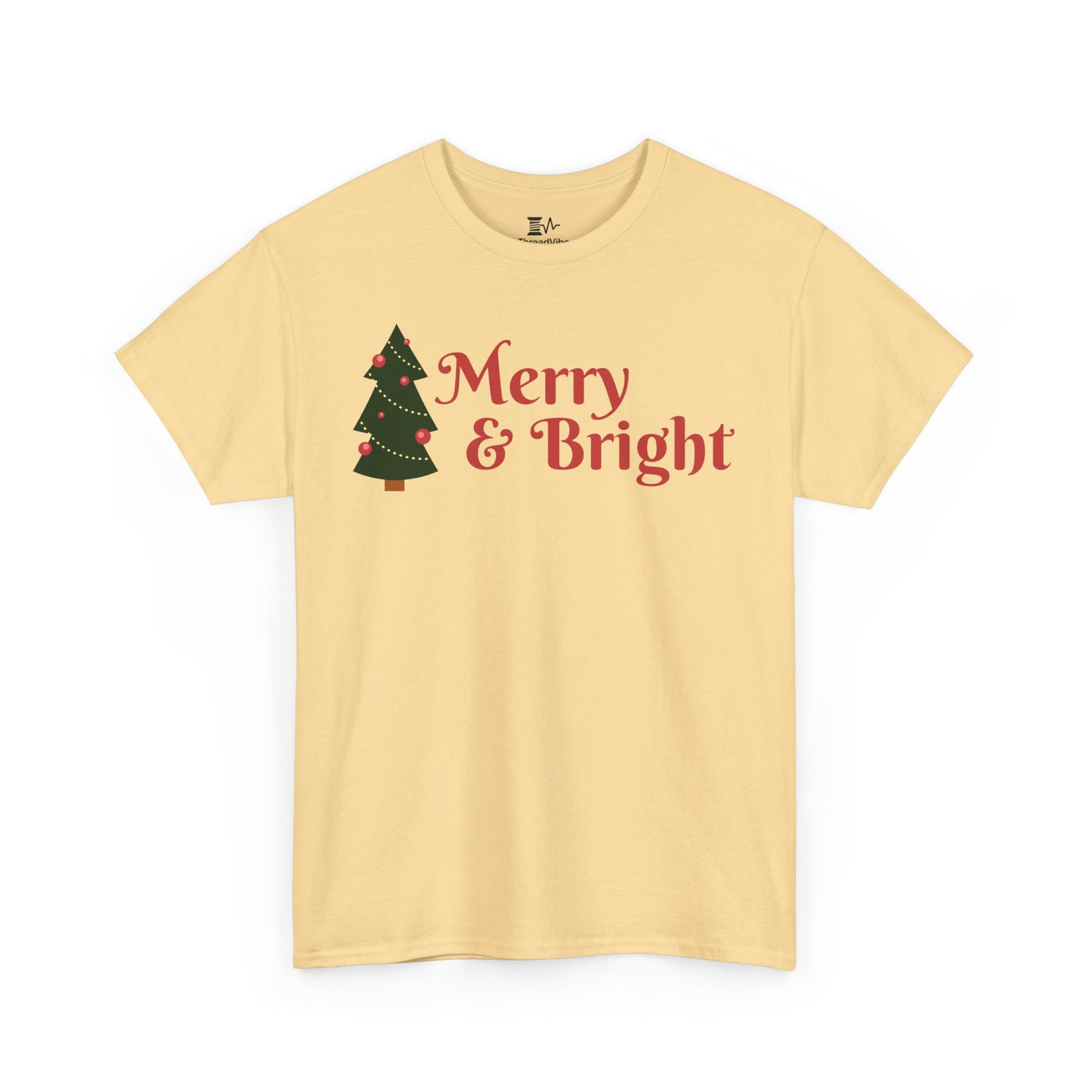 Christmas Unisex Tee - Merry and Bright Holiday Shirt
