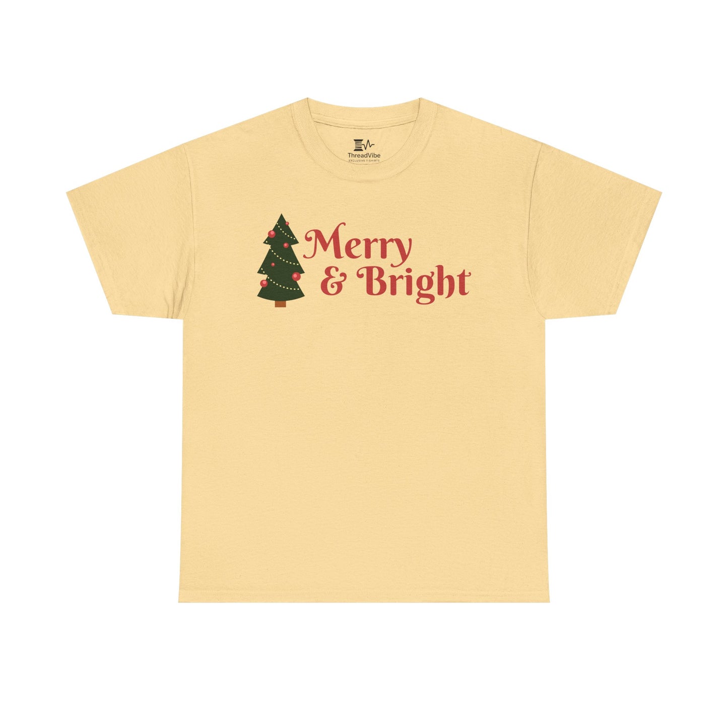 Christmas Unisex Tee - Merry and Bright Holiday Shirt
