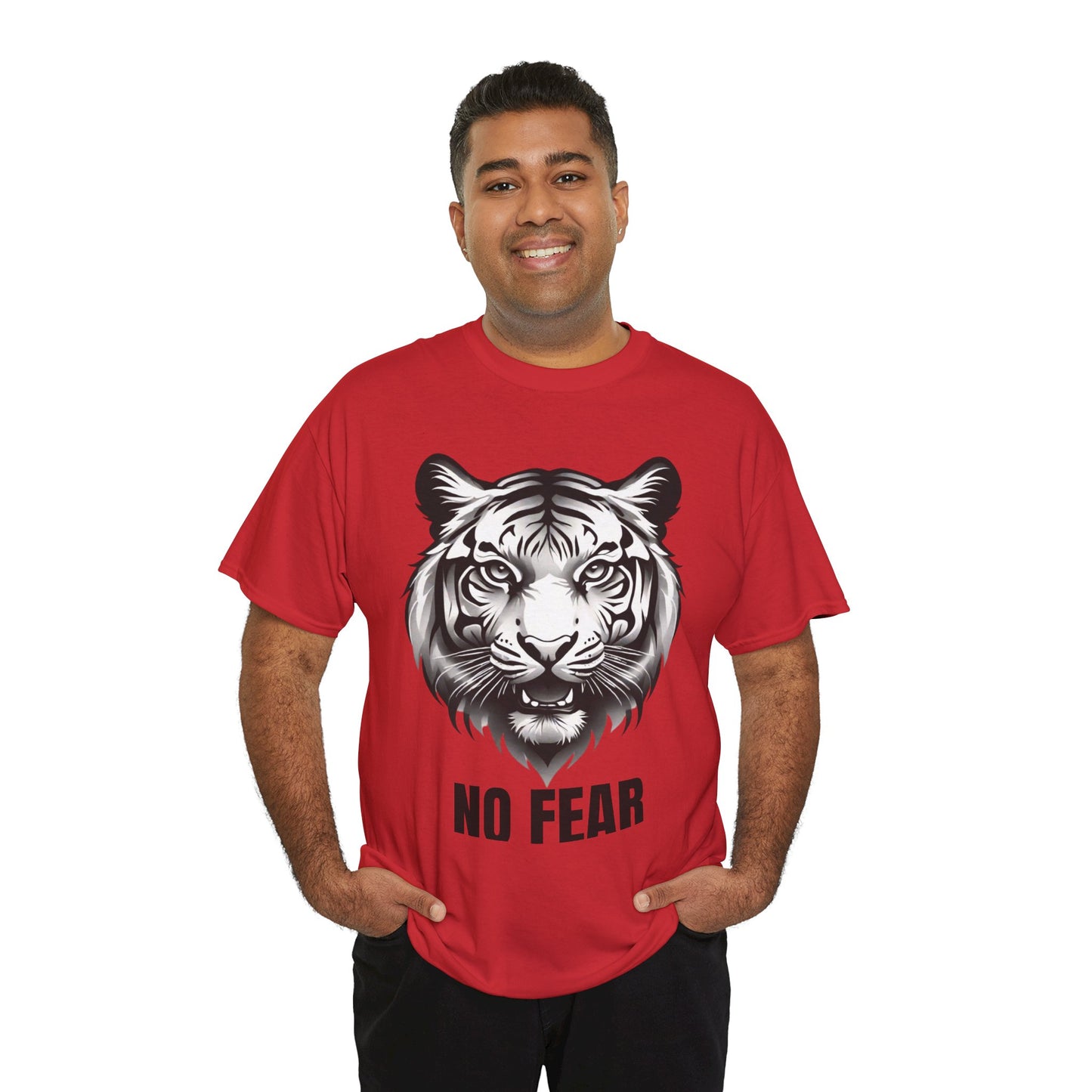 No Fear White Tiger Tee