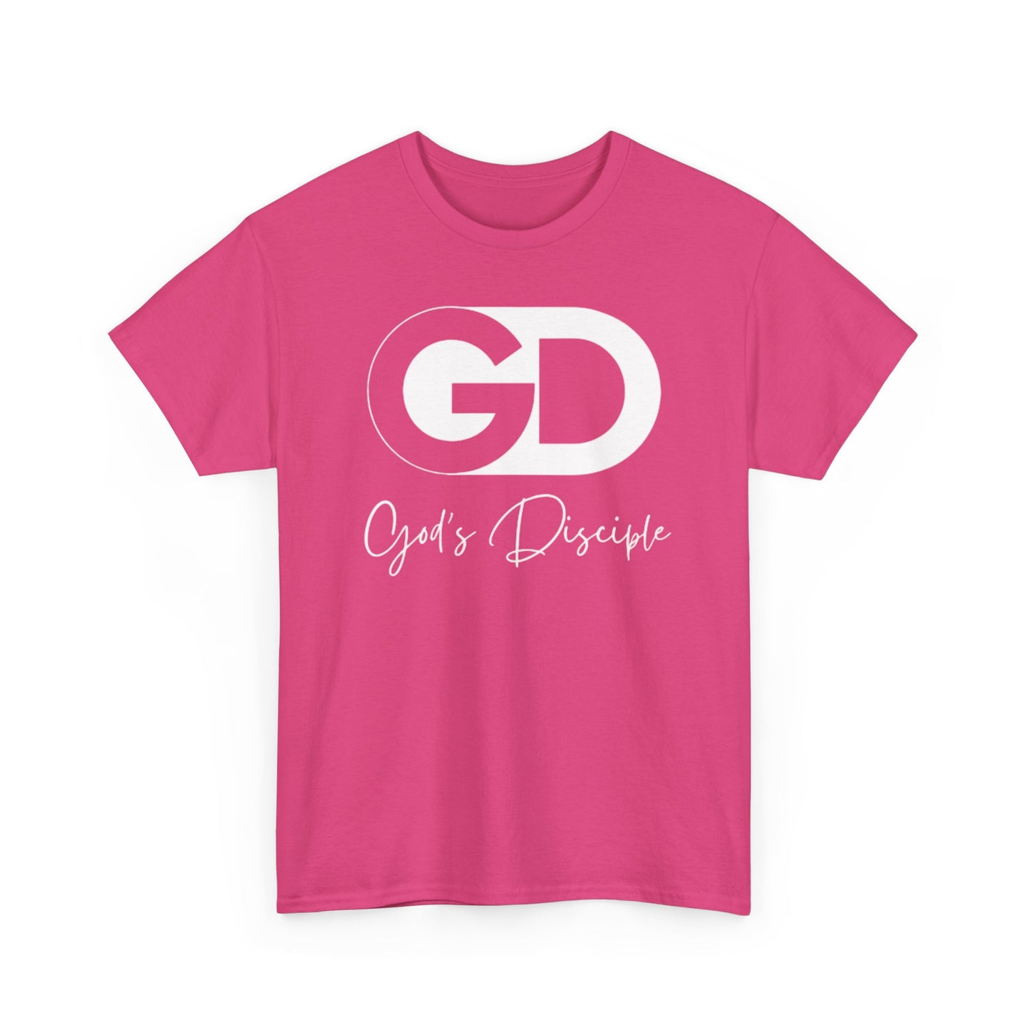 God's Disciple White Text Tee