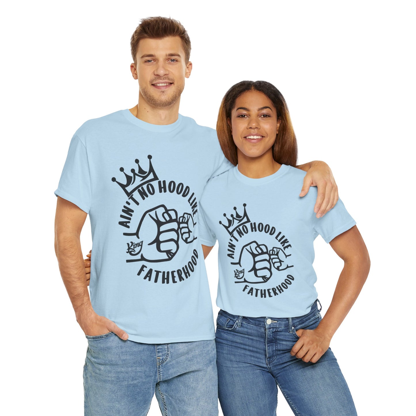 Fatherhood Father's Day Tee Black