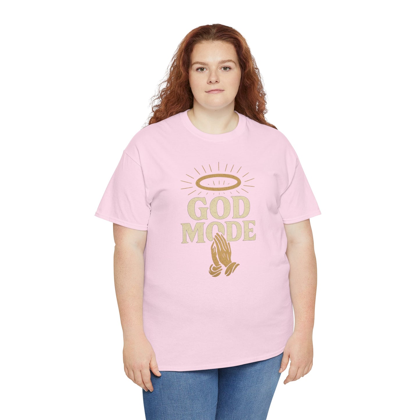 God Mode Design 1 Unisex Tee Light Colors
