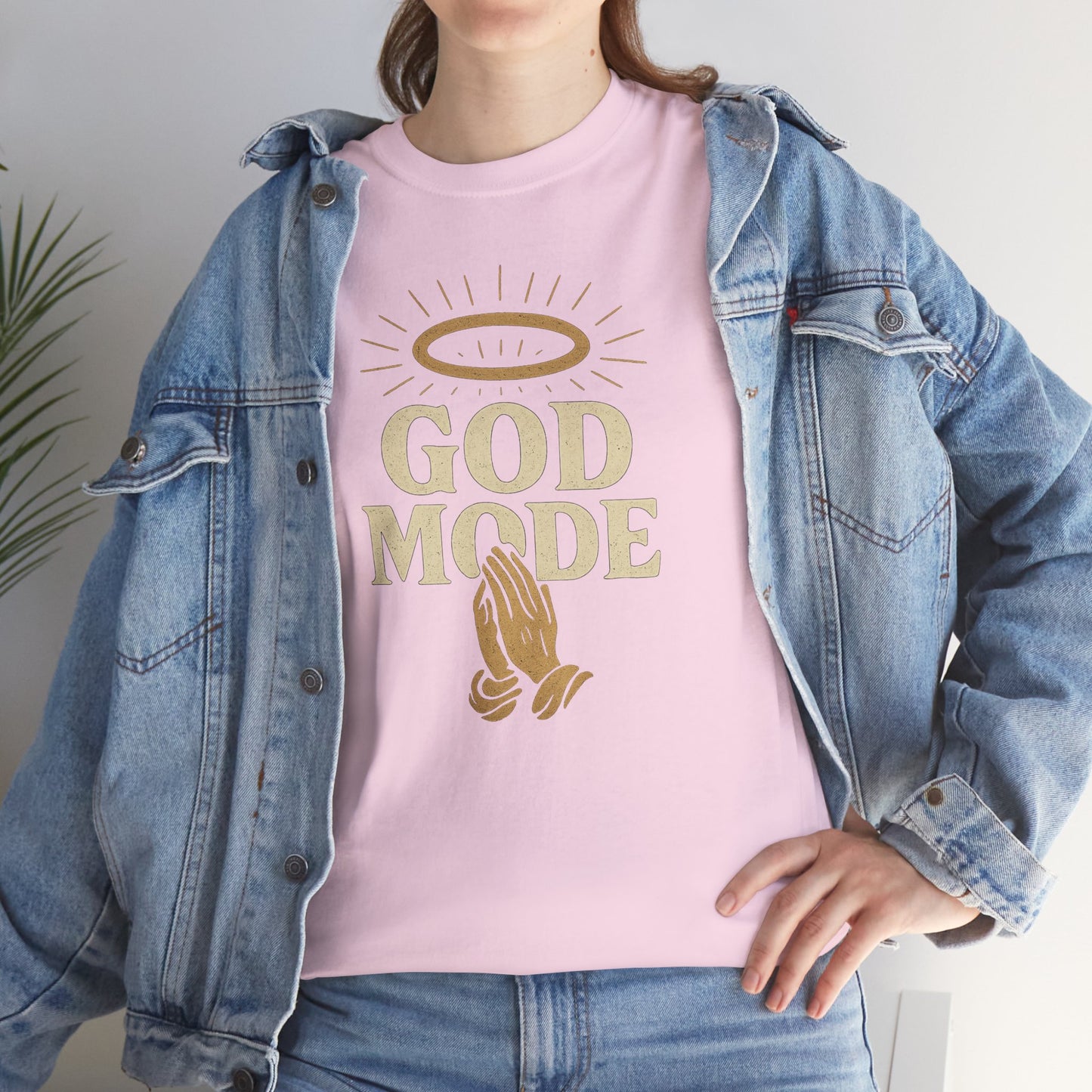 God Mode Design 1 Unisex Tee Light Colors