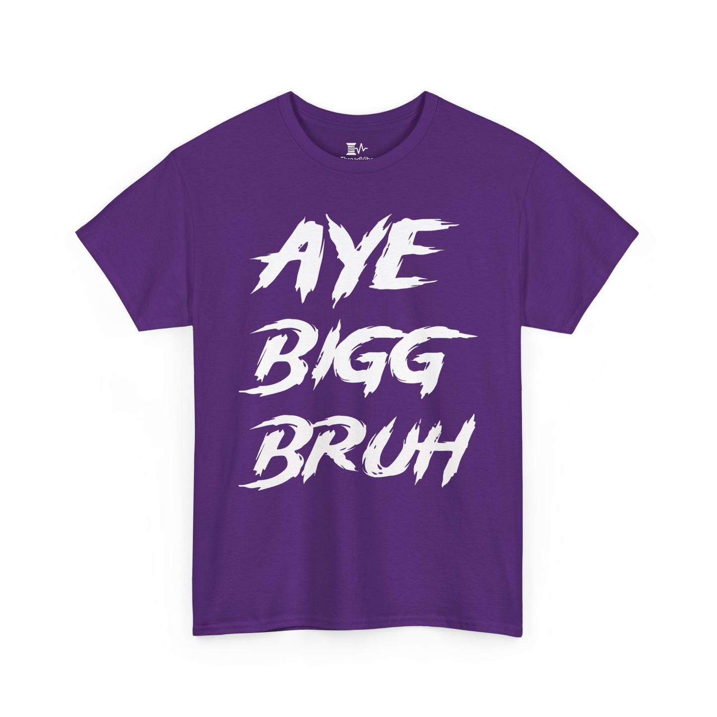 Aye Bigg Bruh Tee White