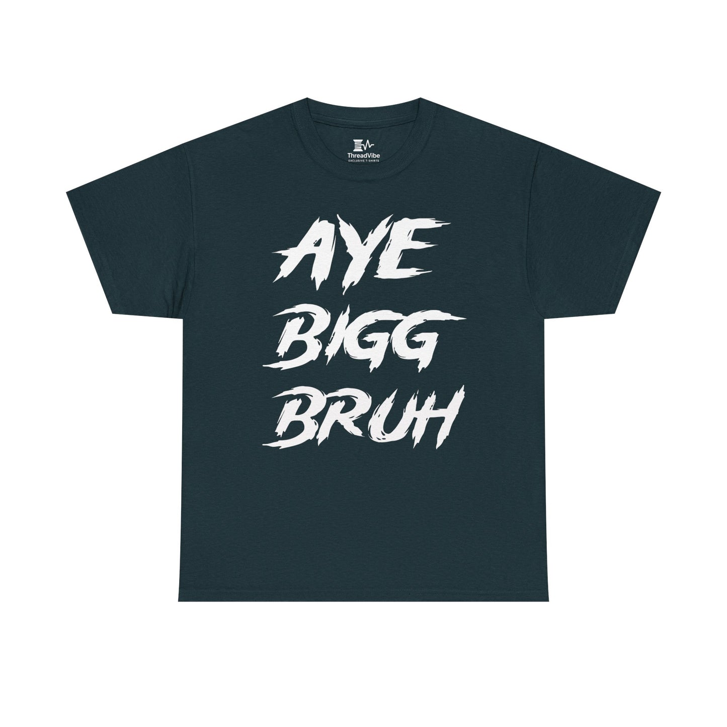 Aye Bigg Bruh Tee White